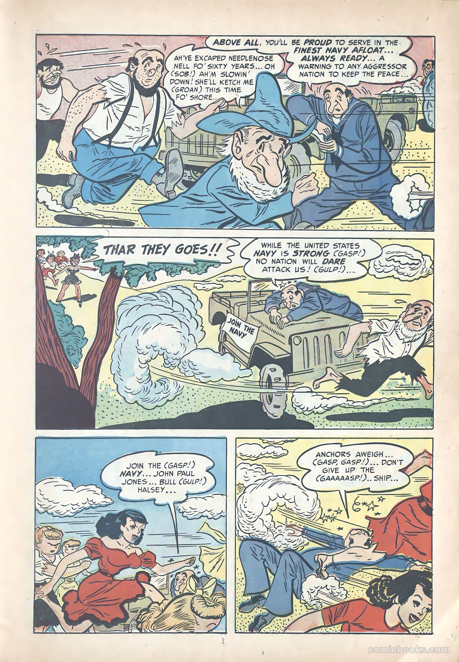Li'l Abner Joins the Navy #nn (1950) — page 11 of 36