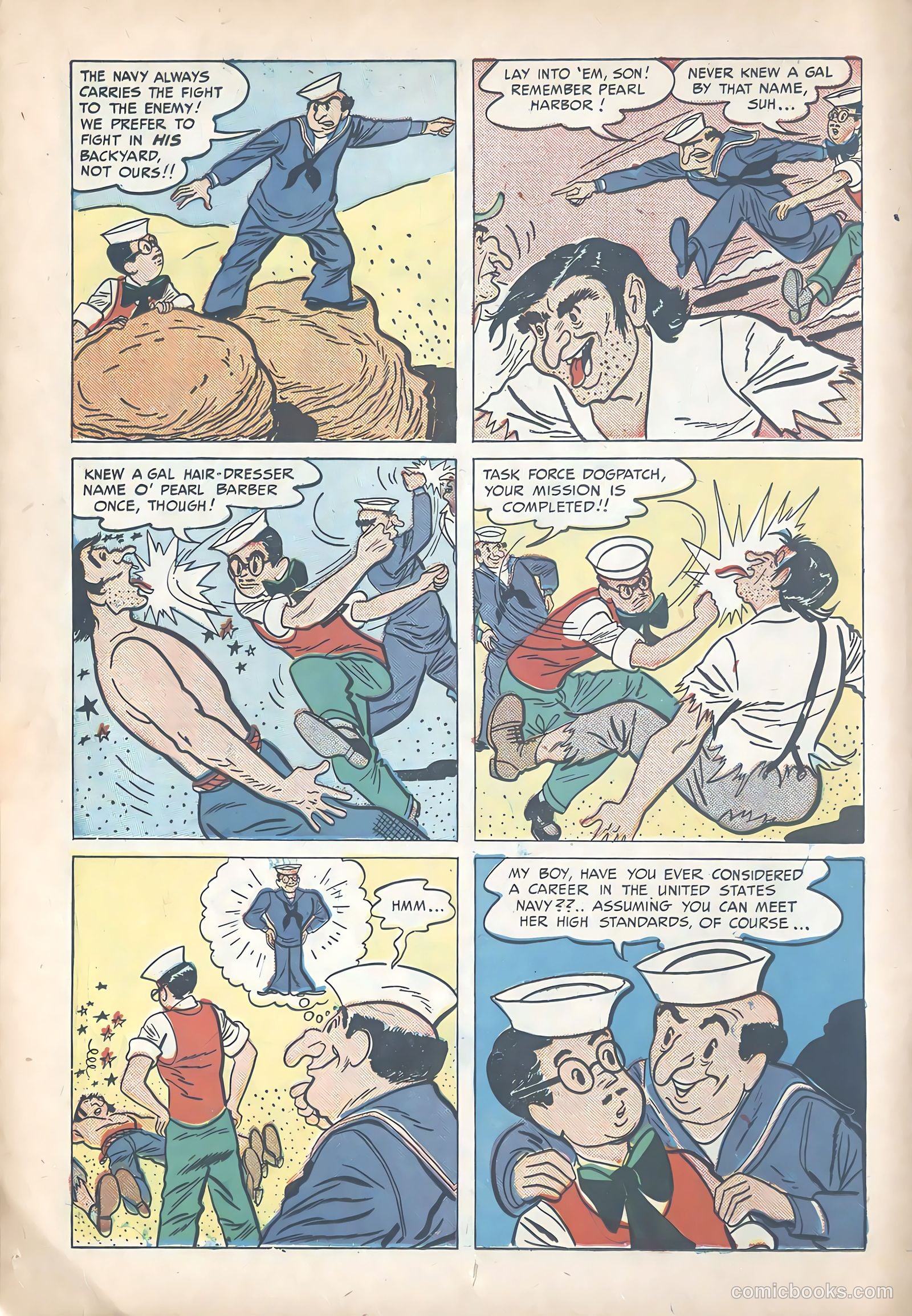 Li'l Abner Joins the Navy #nn (1950) — page 14 of 36