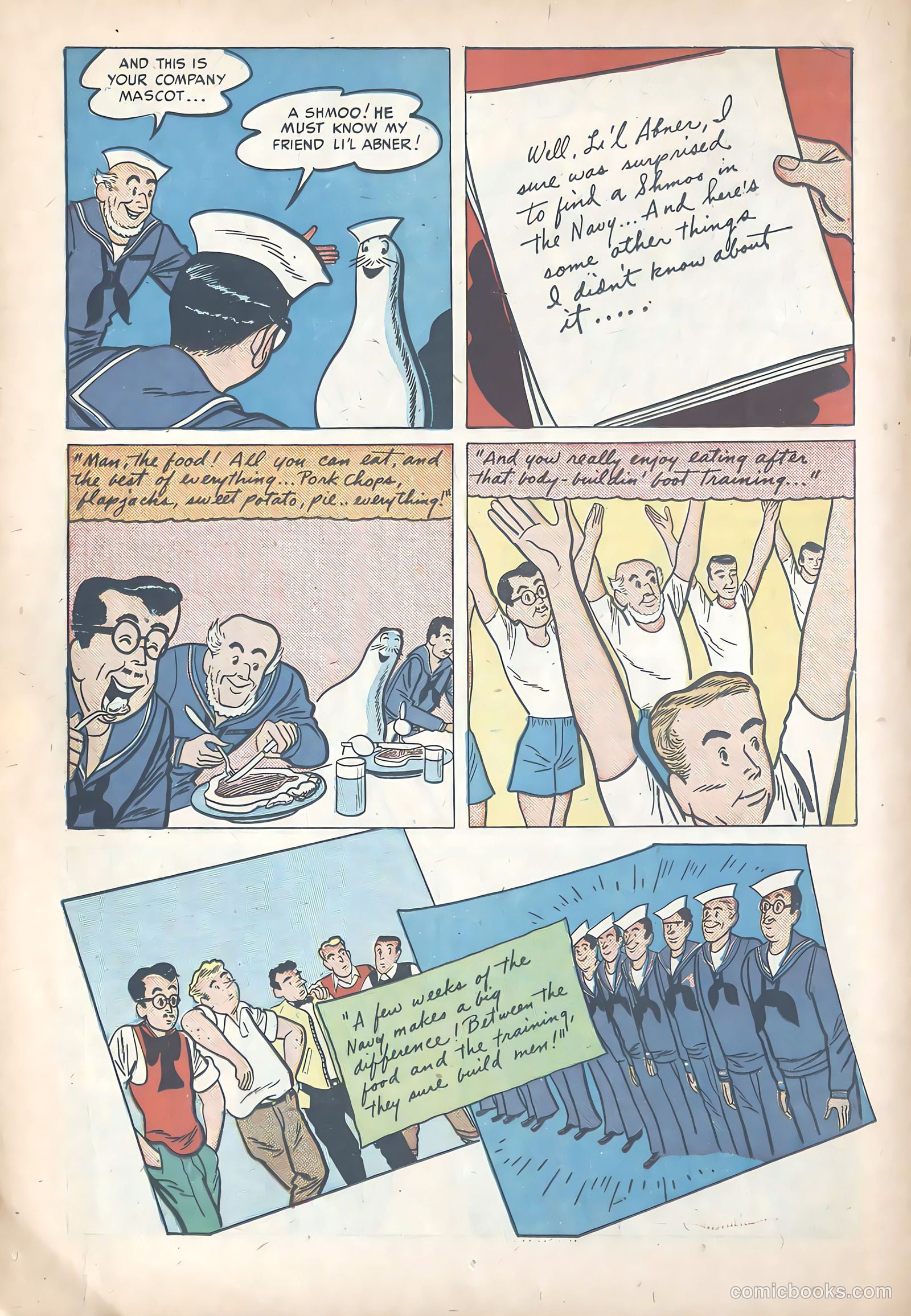 Li'l Abner Joins the Navy #nn (1950) — page 18 of 36