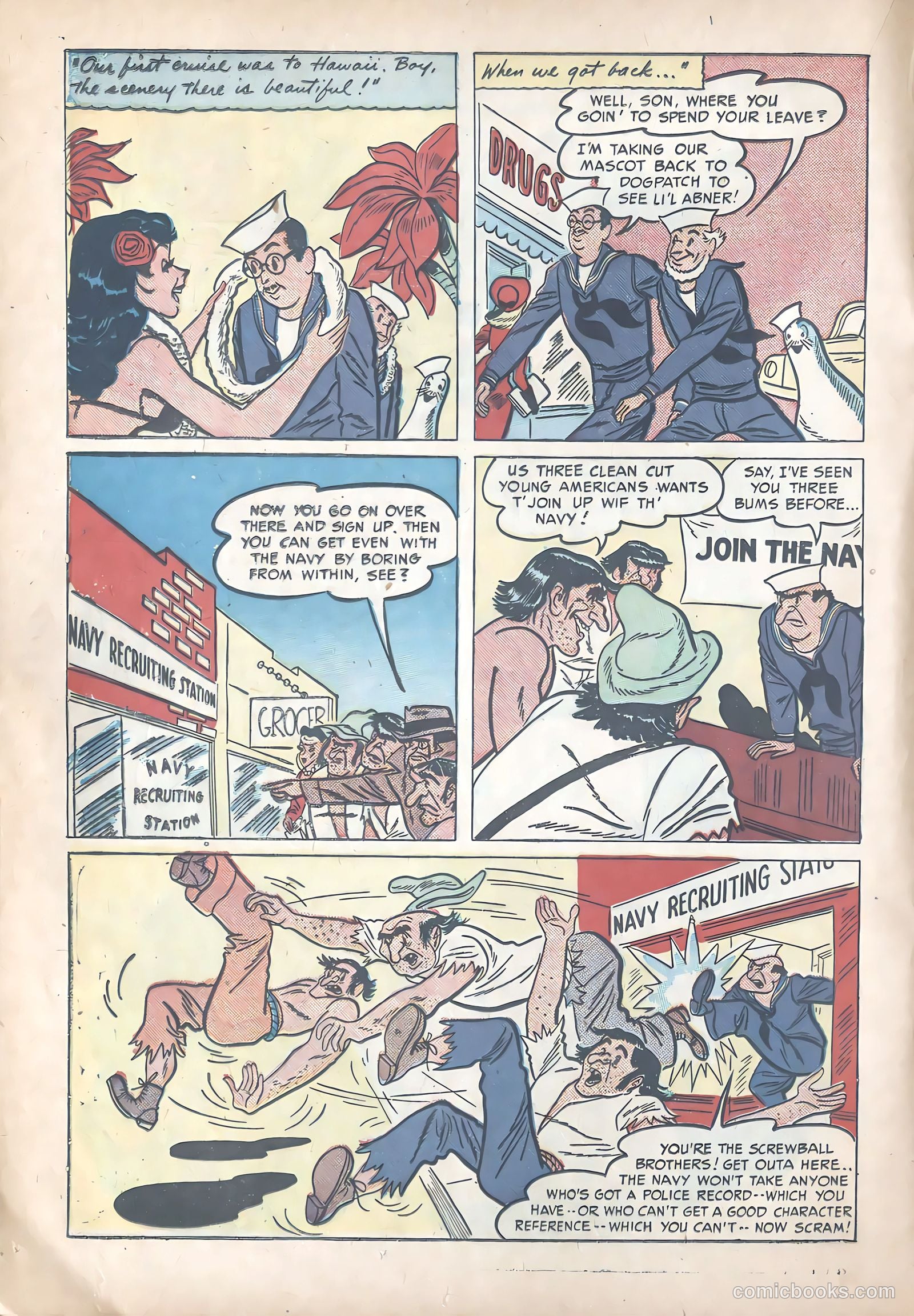 Li'l Abner Joins the Navy #nn (1950) — page 20 of 36