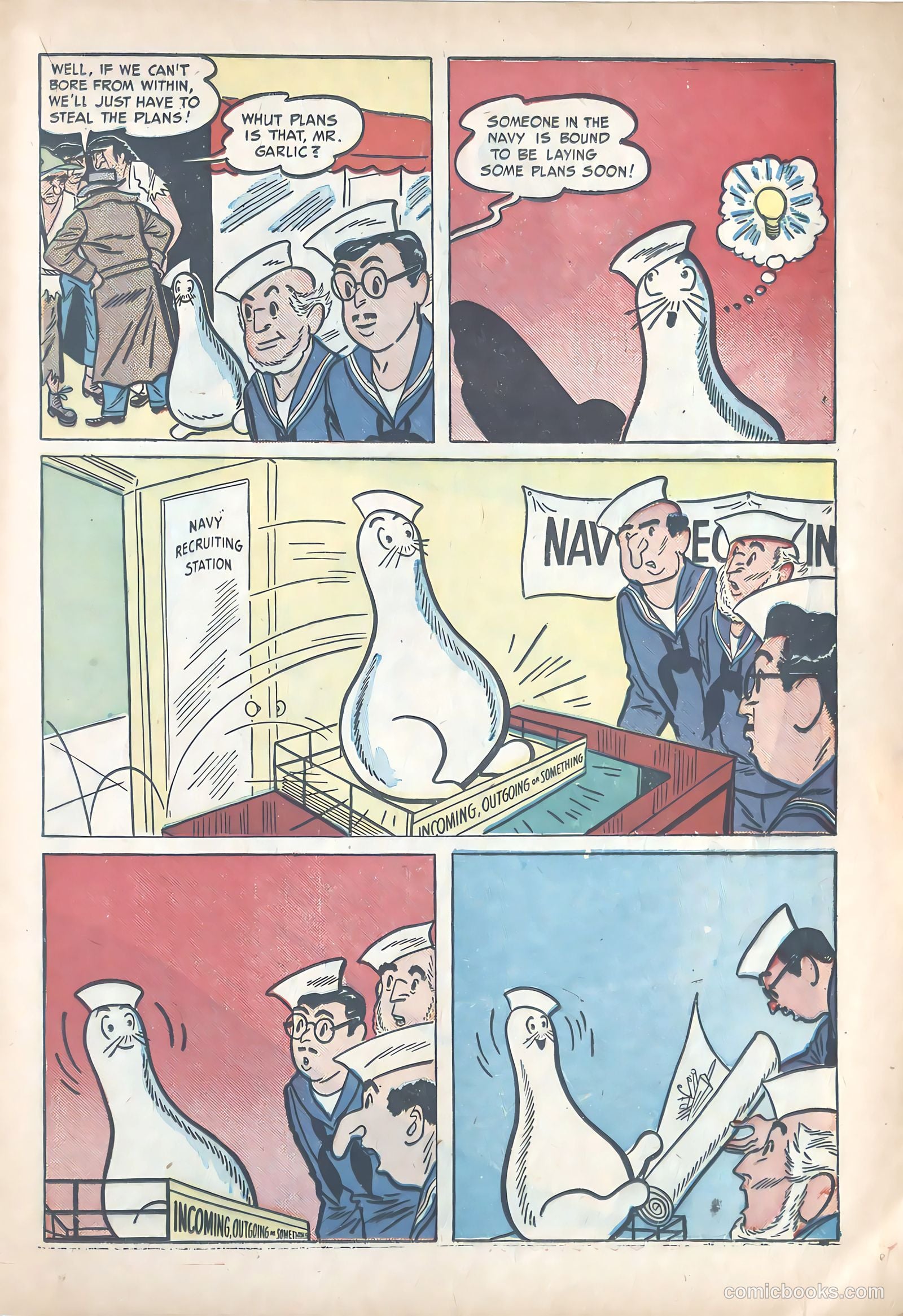 Li'l Abner Joins the Navy #nn (1950) — page 21 of 36
