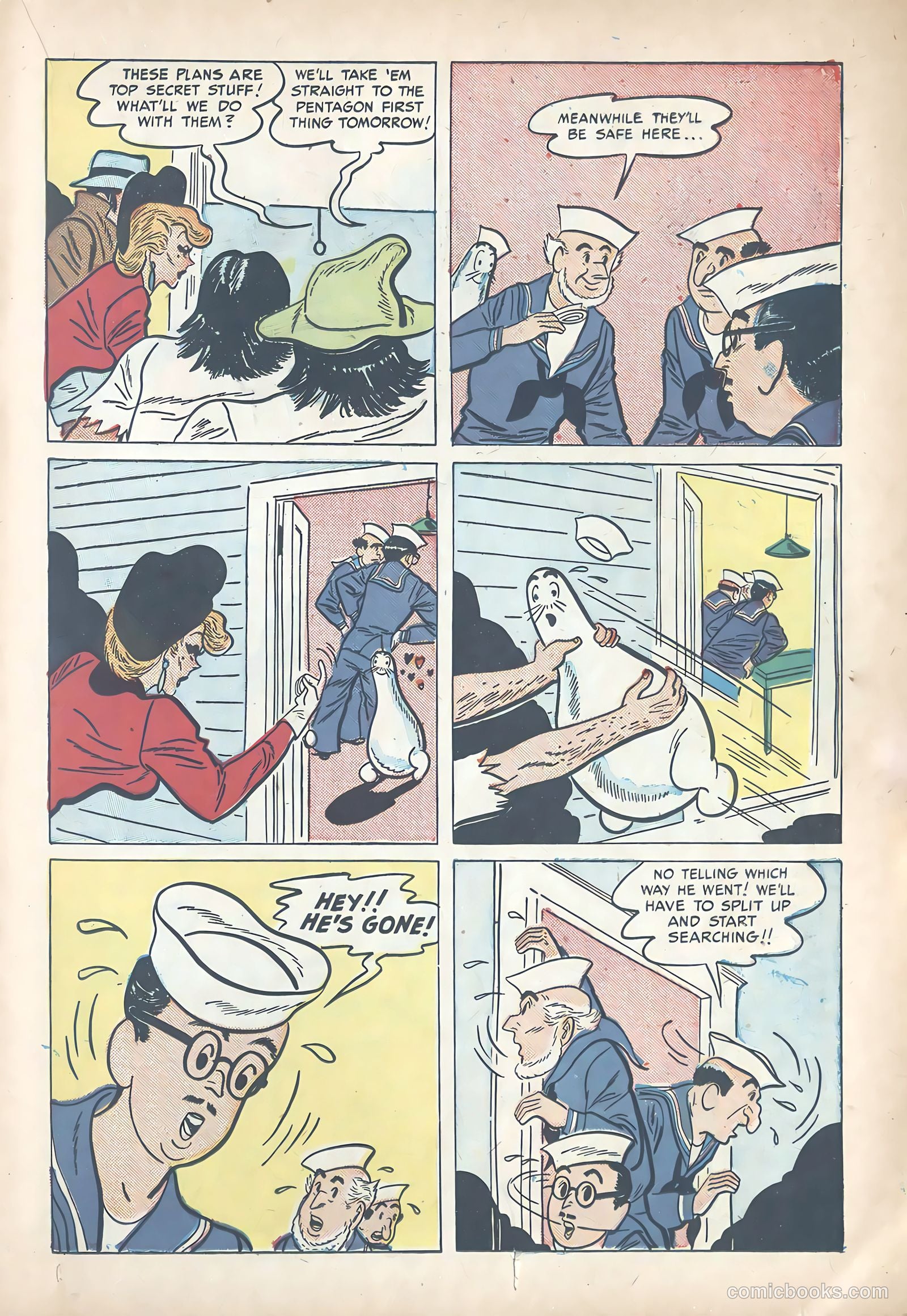Li'l Abner Joins the Navy #nn (1950) — page 23 of 36