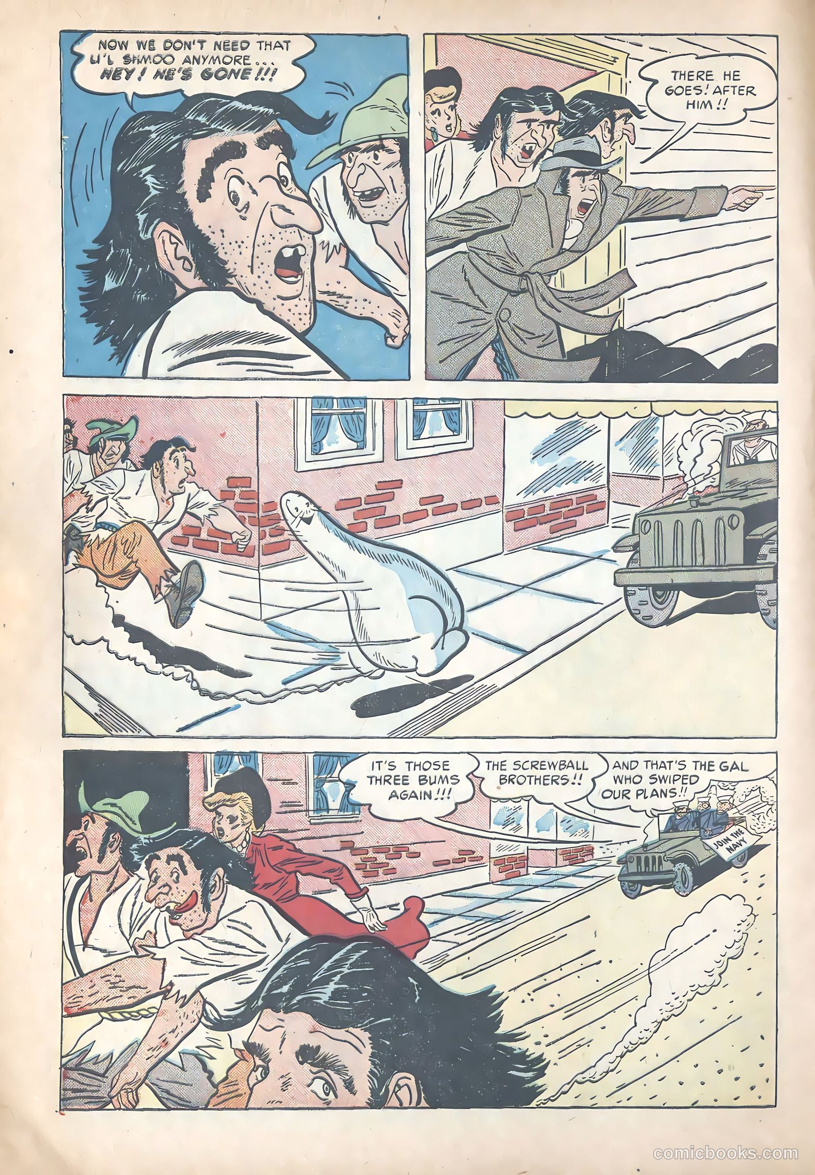 Li'l Abner Joins the Navy #nn (1950) — page 28 of 36