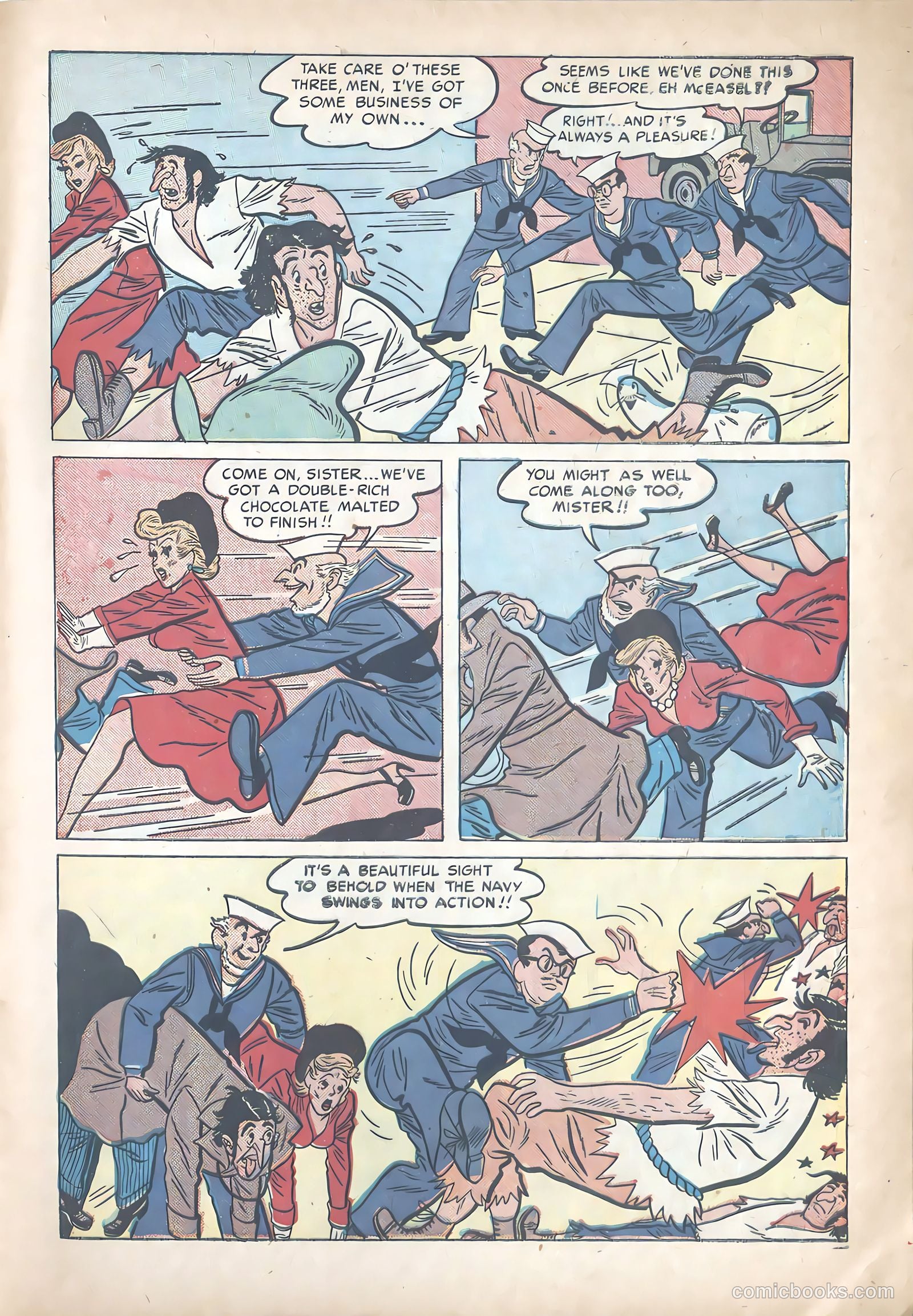 Li'l Abner Joins the Navy #nn (1950) — page 29 of 36