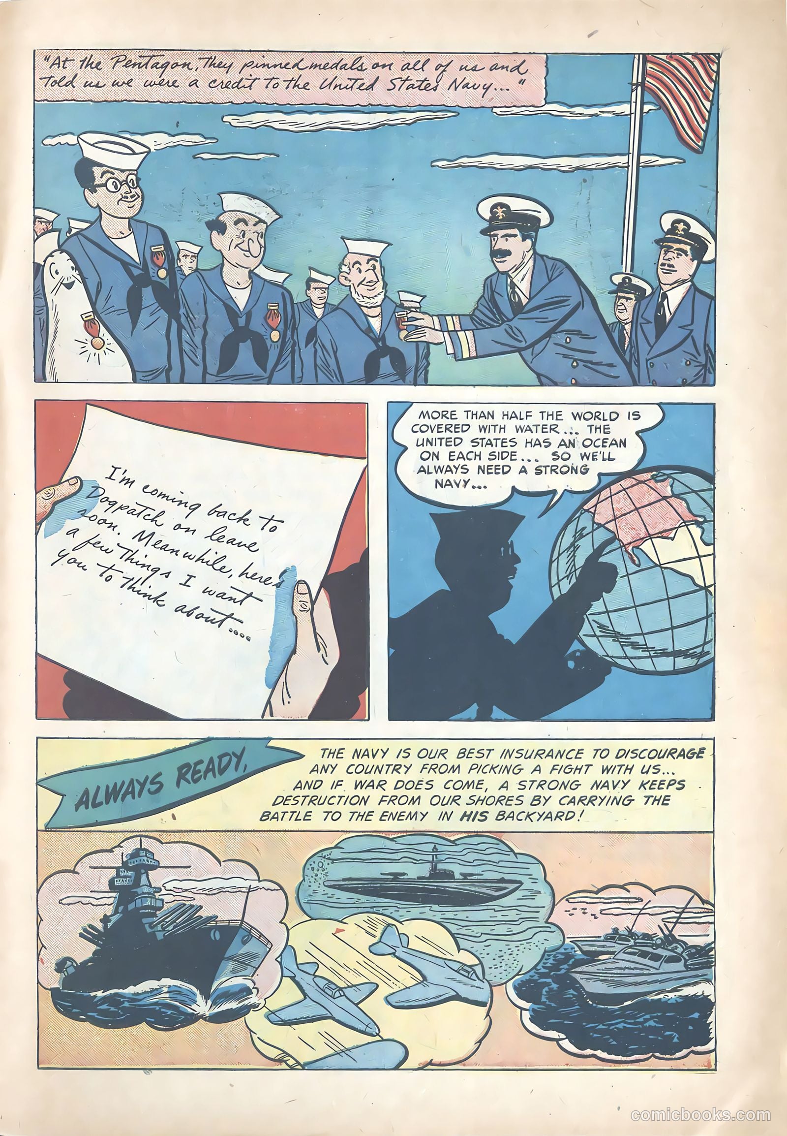 Li'l Abner Joins the Navy #nn (1950) — page 31 of 36