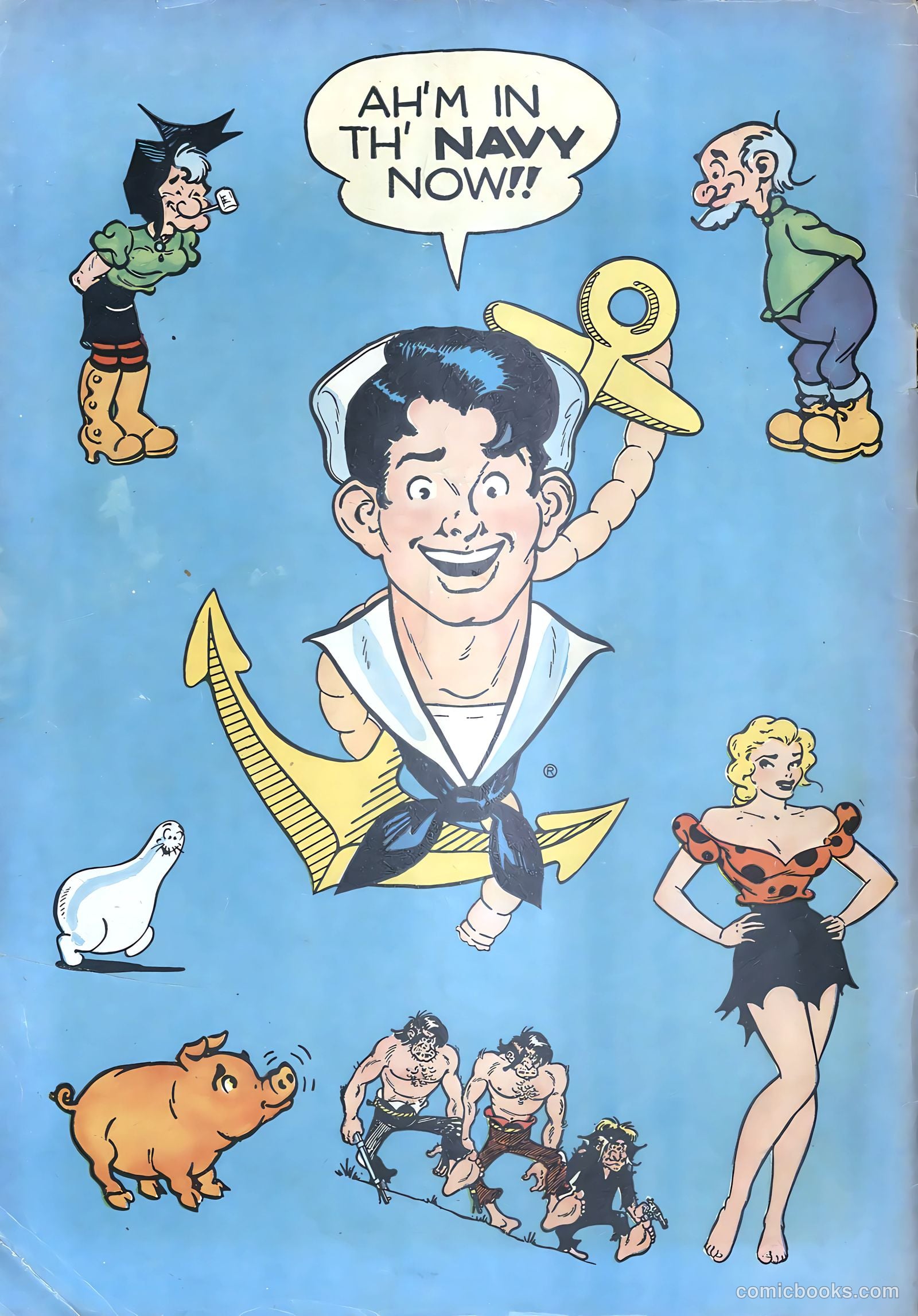 Li'l Abner Joins the Navy #nn (1950) — page 36 of 36