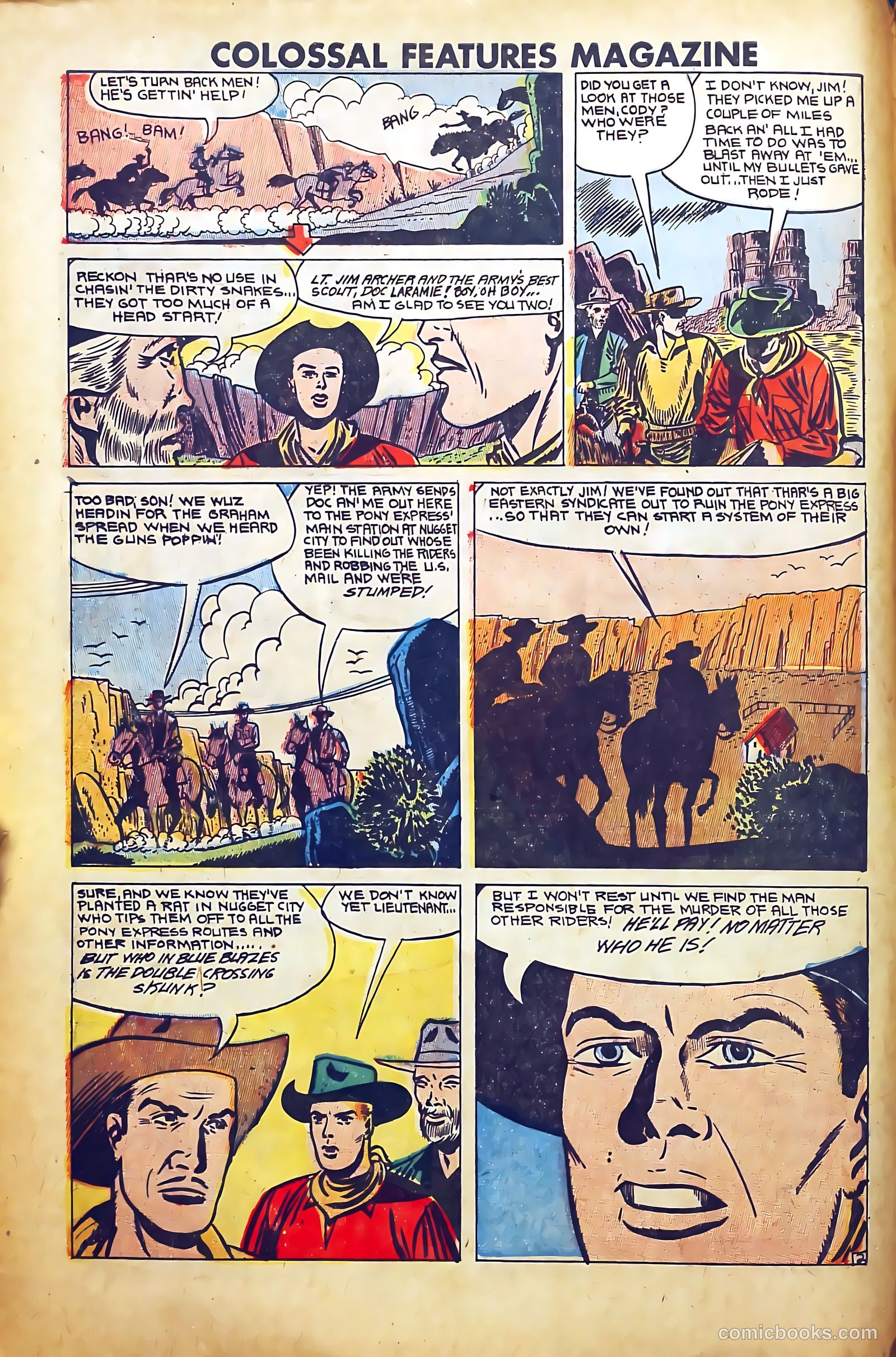 Colossal Features Magazine #2 (1950) — page 4 of 36