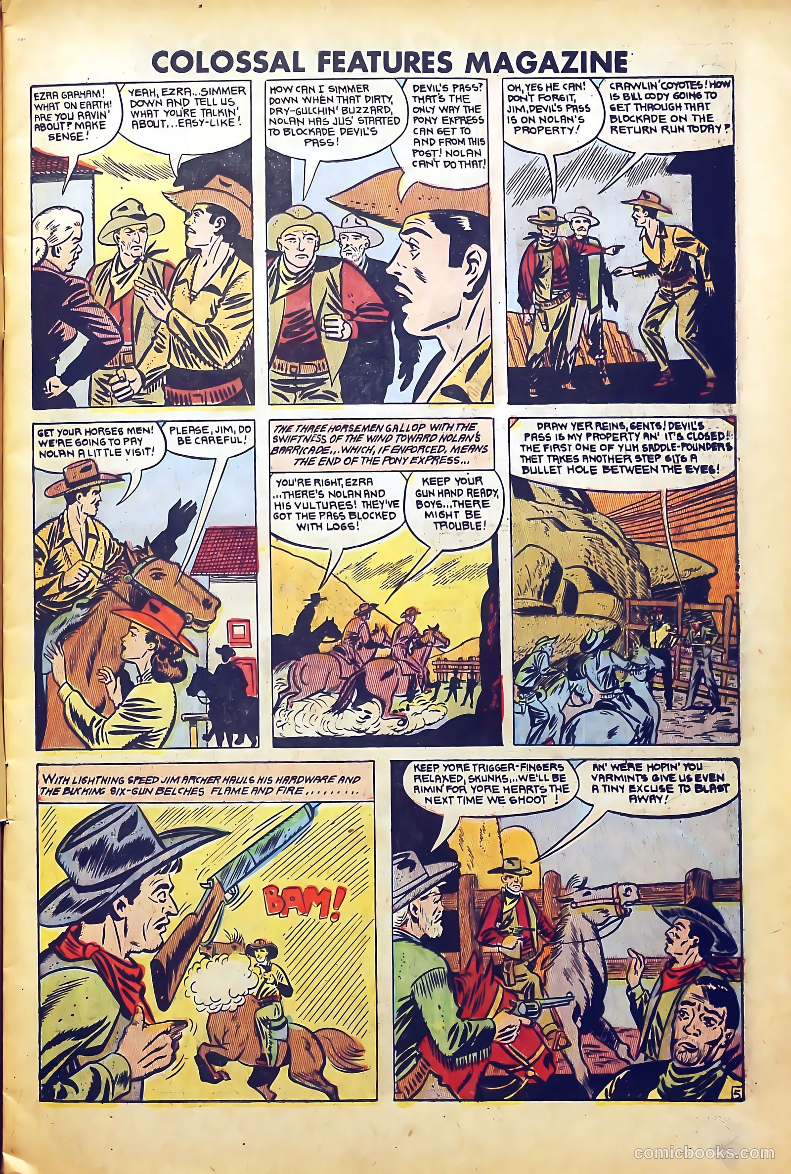 Colossal Features Magazine #2 (1950) — page 7 of 36