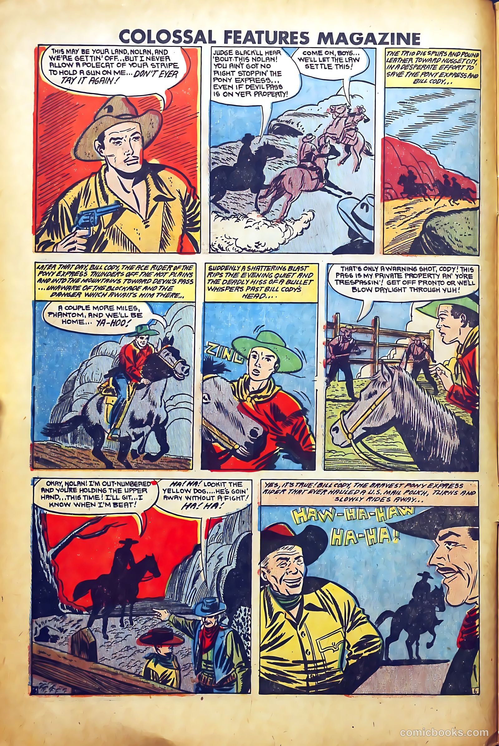Colossal Features Magazine #2 (1950) — page 8 of 36