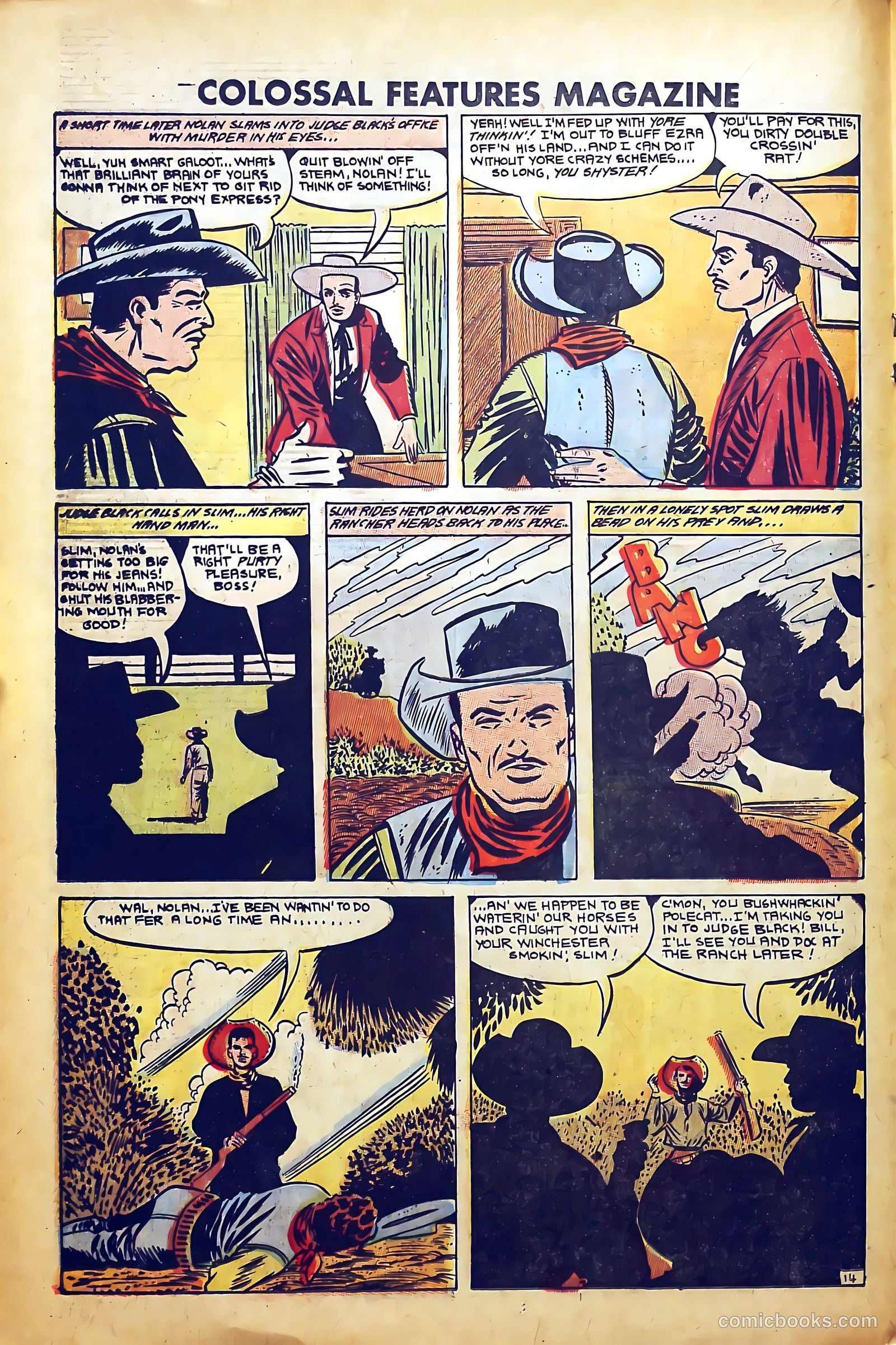 Colossal Features Magazine #2 (1950) — page 18 of 36