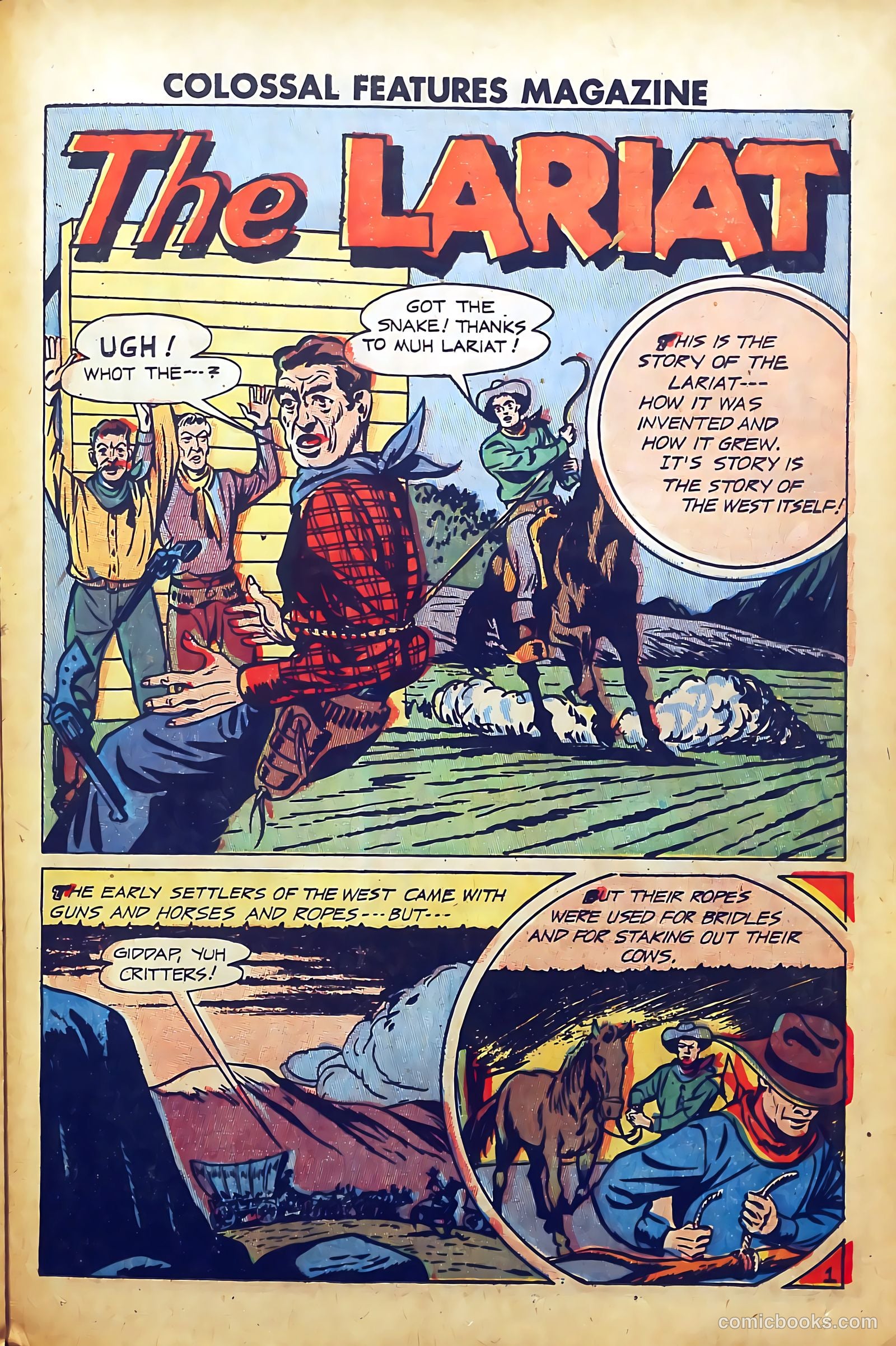 Colossal Features Magazine #2 (1950) — page 21 of 36