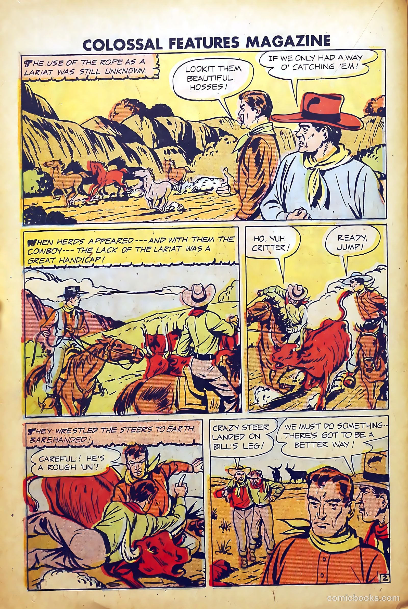 Colossal Features Magazine #2 (1950) — page 22 of 36