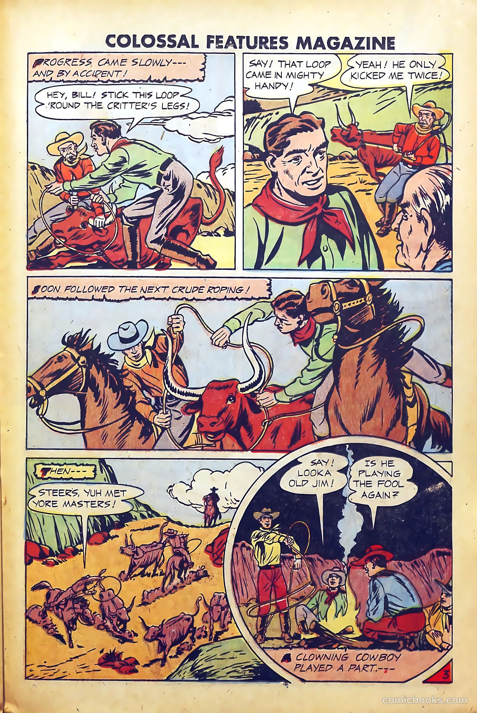 Colossal Features Magazine #2 (1950) — page 23 of 36