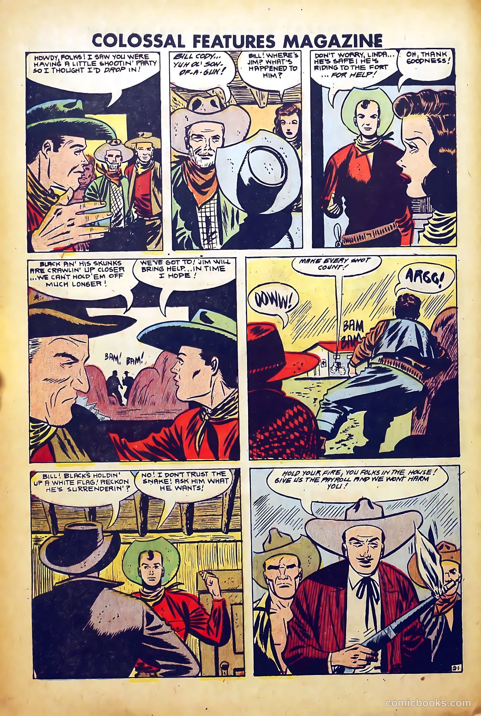 Colossal Features Magazine #2 (1950) — page 30 of 36