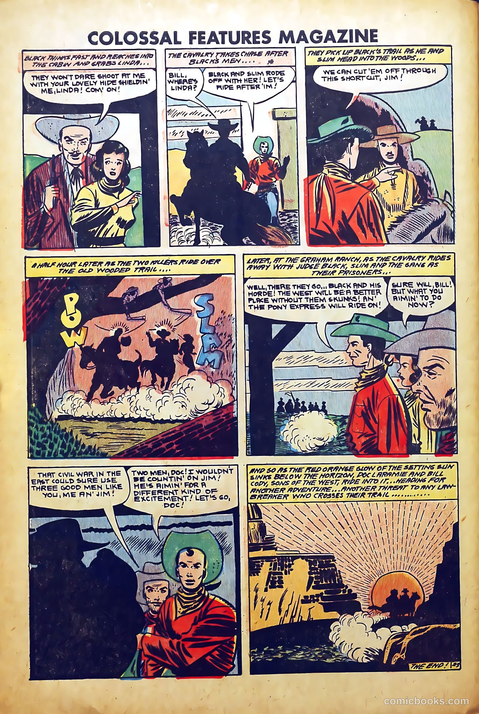 Colossal Features Magazine #2 (1950) — page 32 of 36