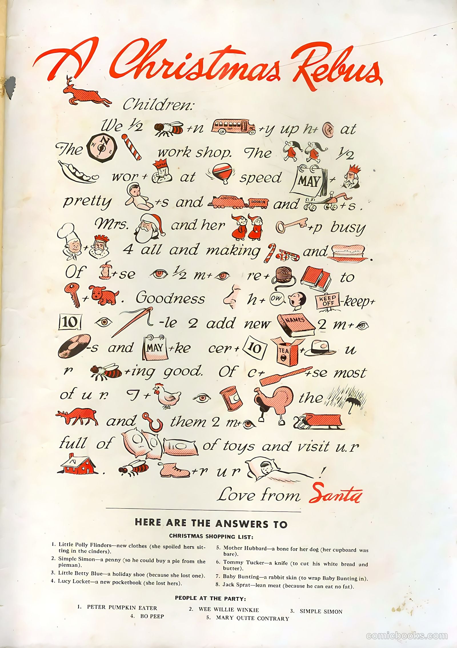 4c0090 christmas with mother goose #nn — page 36 of 37
