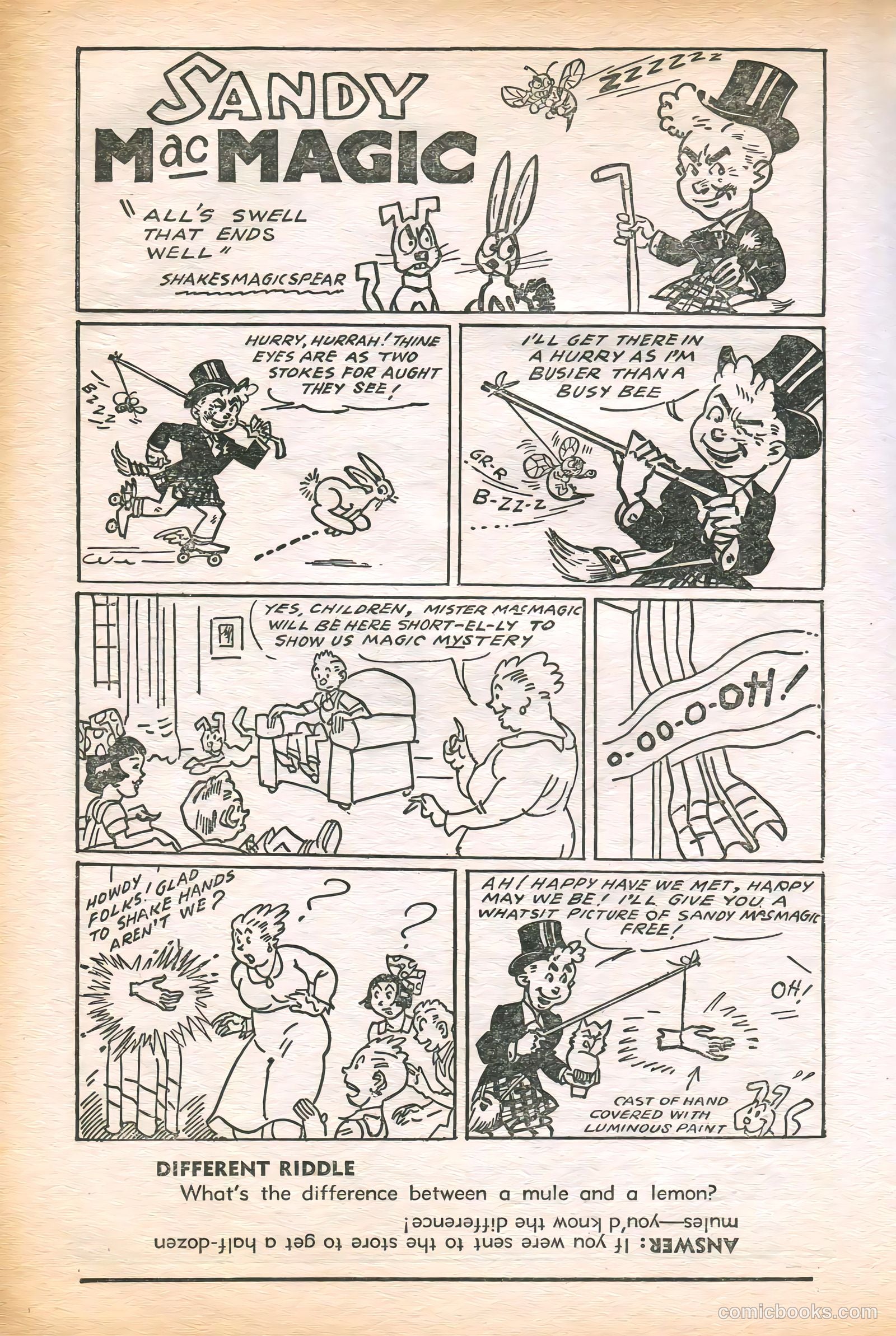 Uncle Joe's Funnies #1 (1938) — page 34 of 68