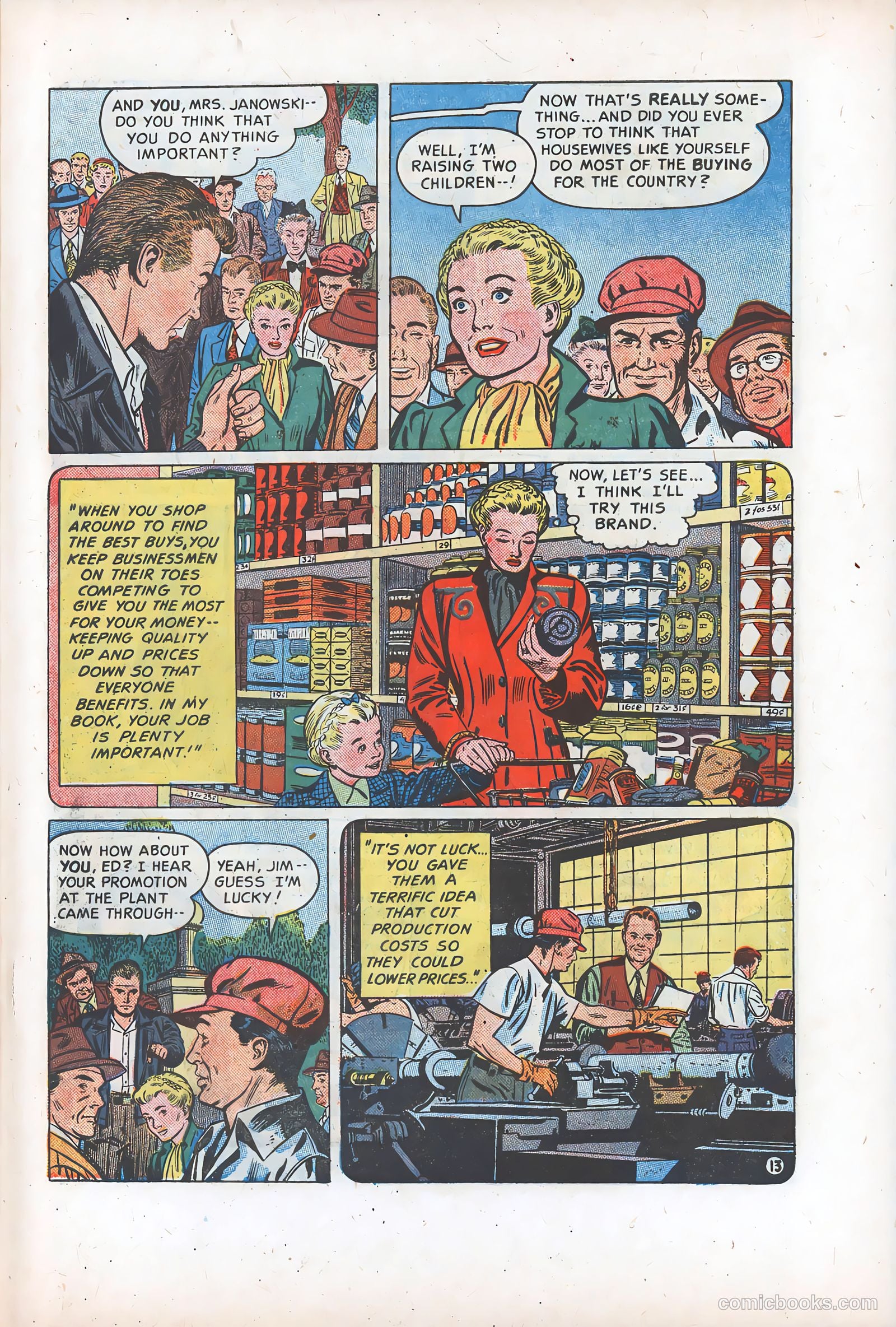 Watch Out for Big Talk! #nn (1950) — page 13 of 16