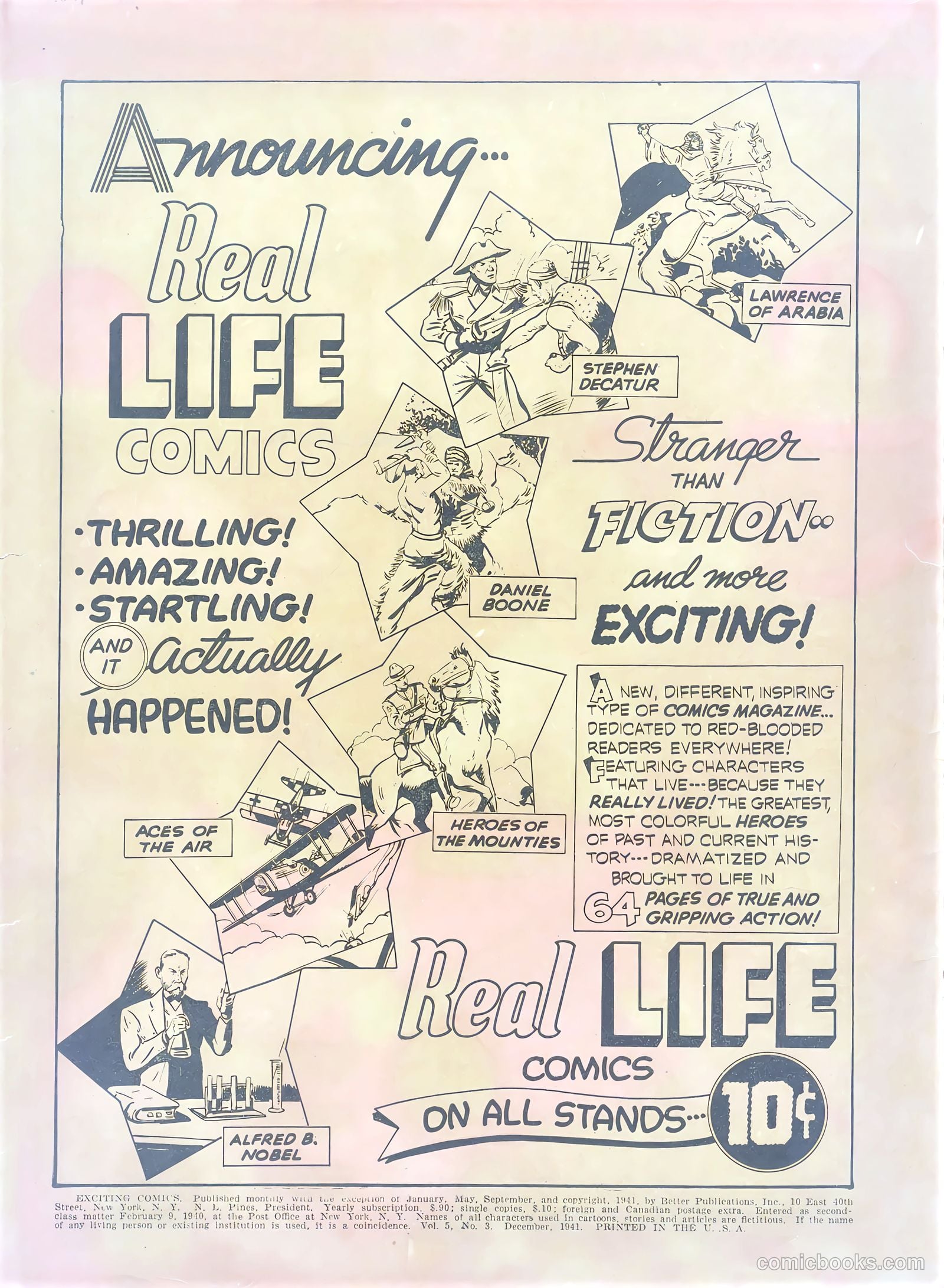 Exciting Comics #15 (1940) — page 2 of 68