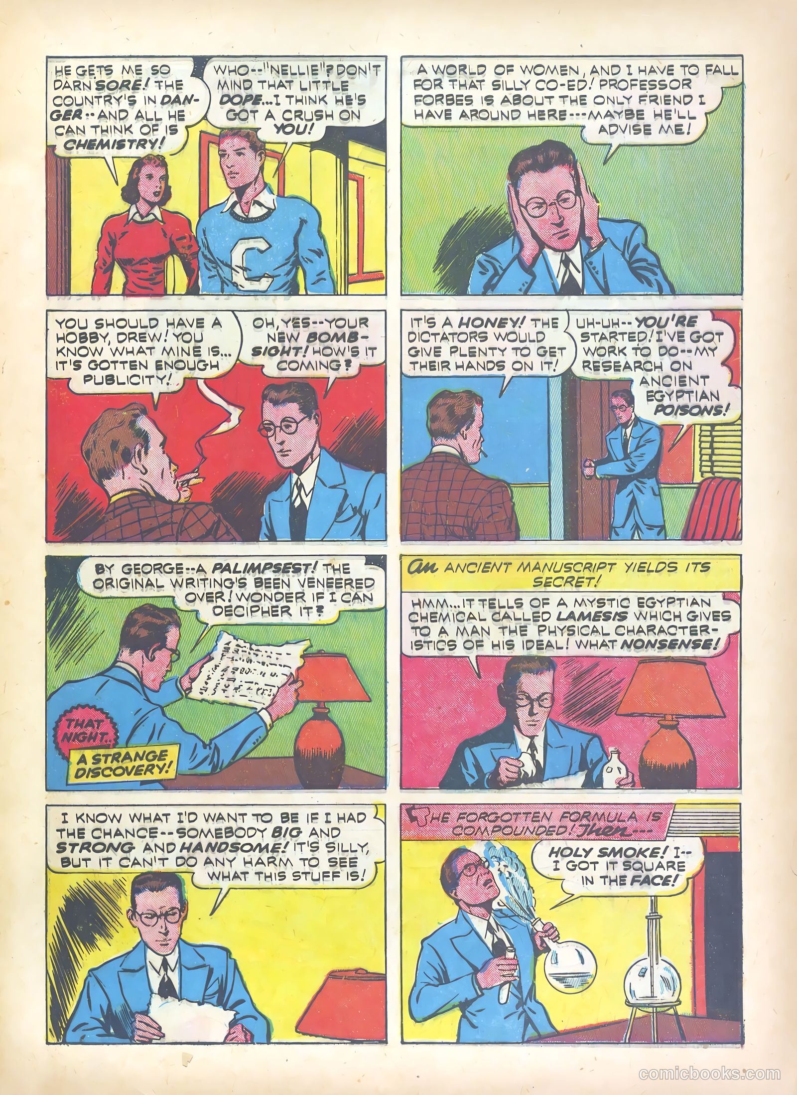 Exciting Comics #15 (1940) — page 17 of 68
