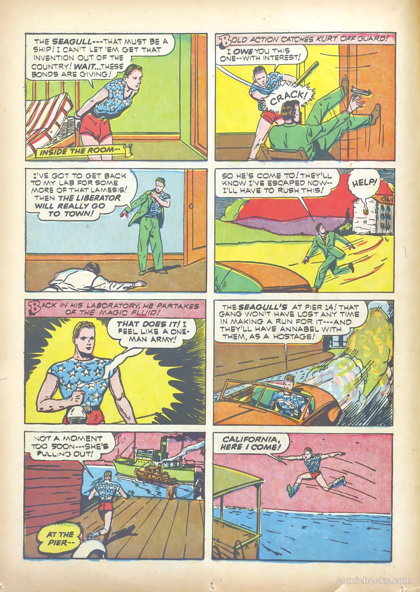 Exciting Comics #15 (1940) — page 24 of 68
