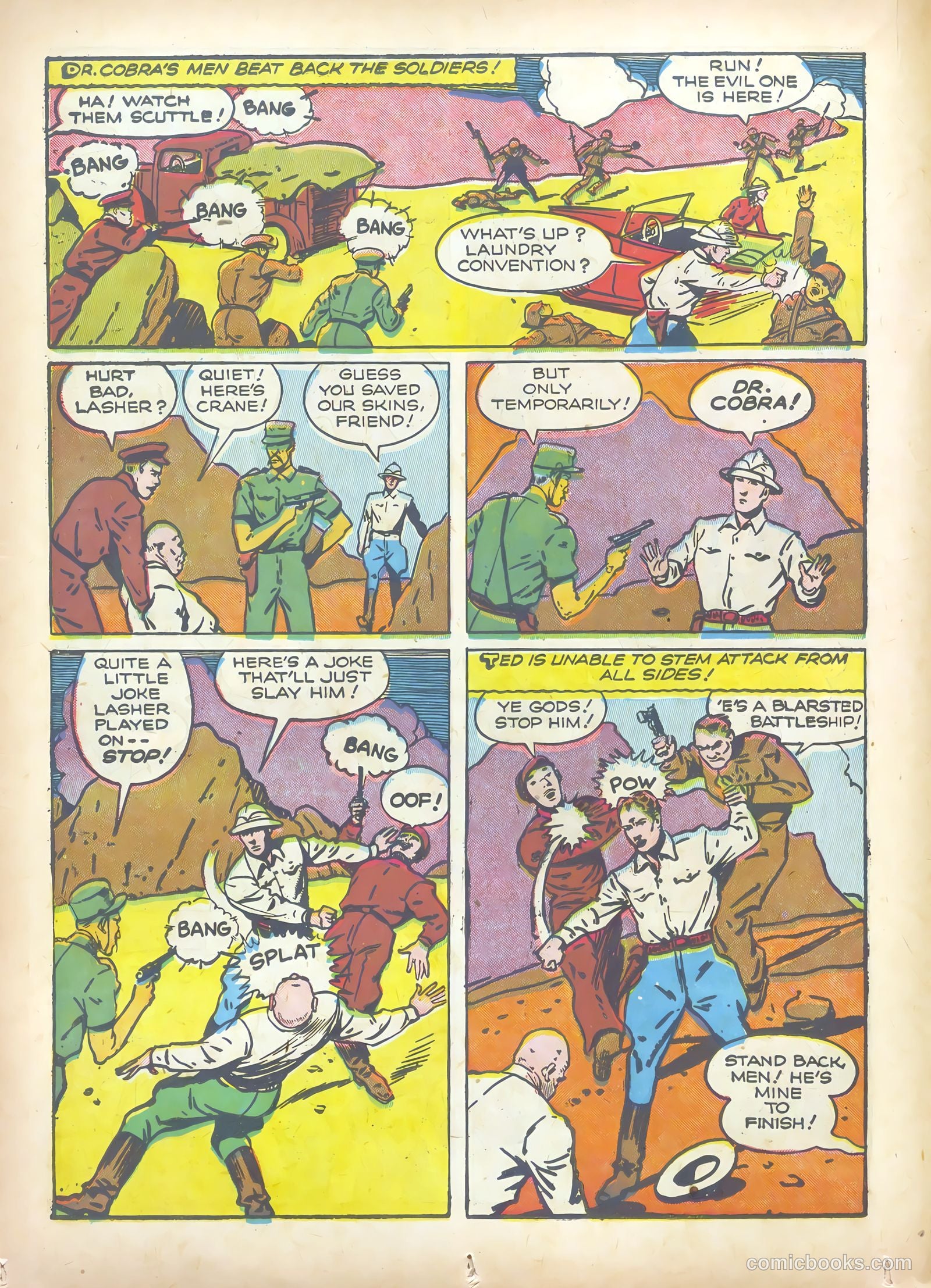 Exciting Comics #15 (1940) — page 32 of 68