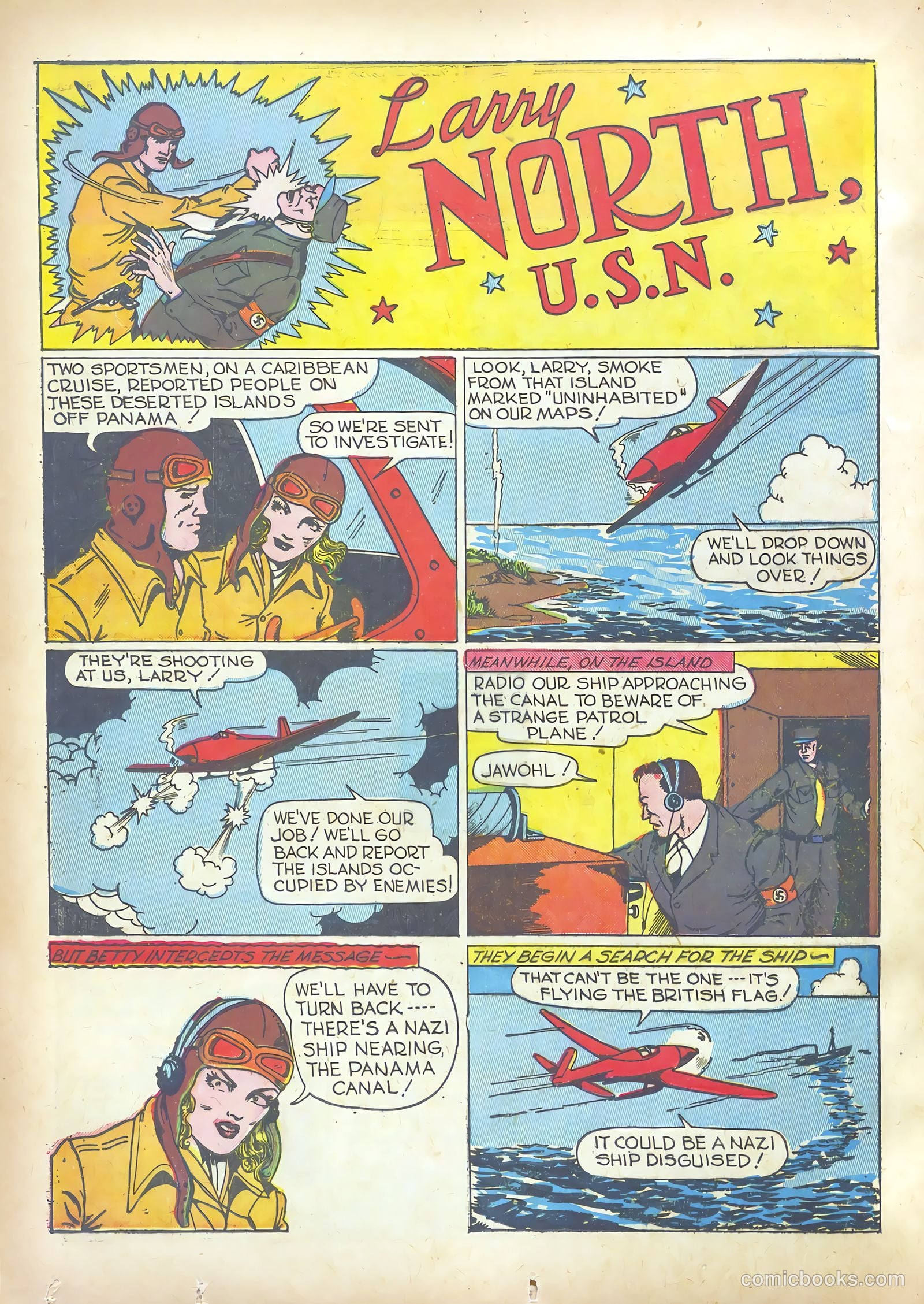 Exciting Comics #15 (1940) — page 36 of 68