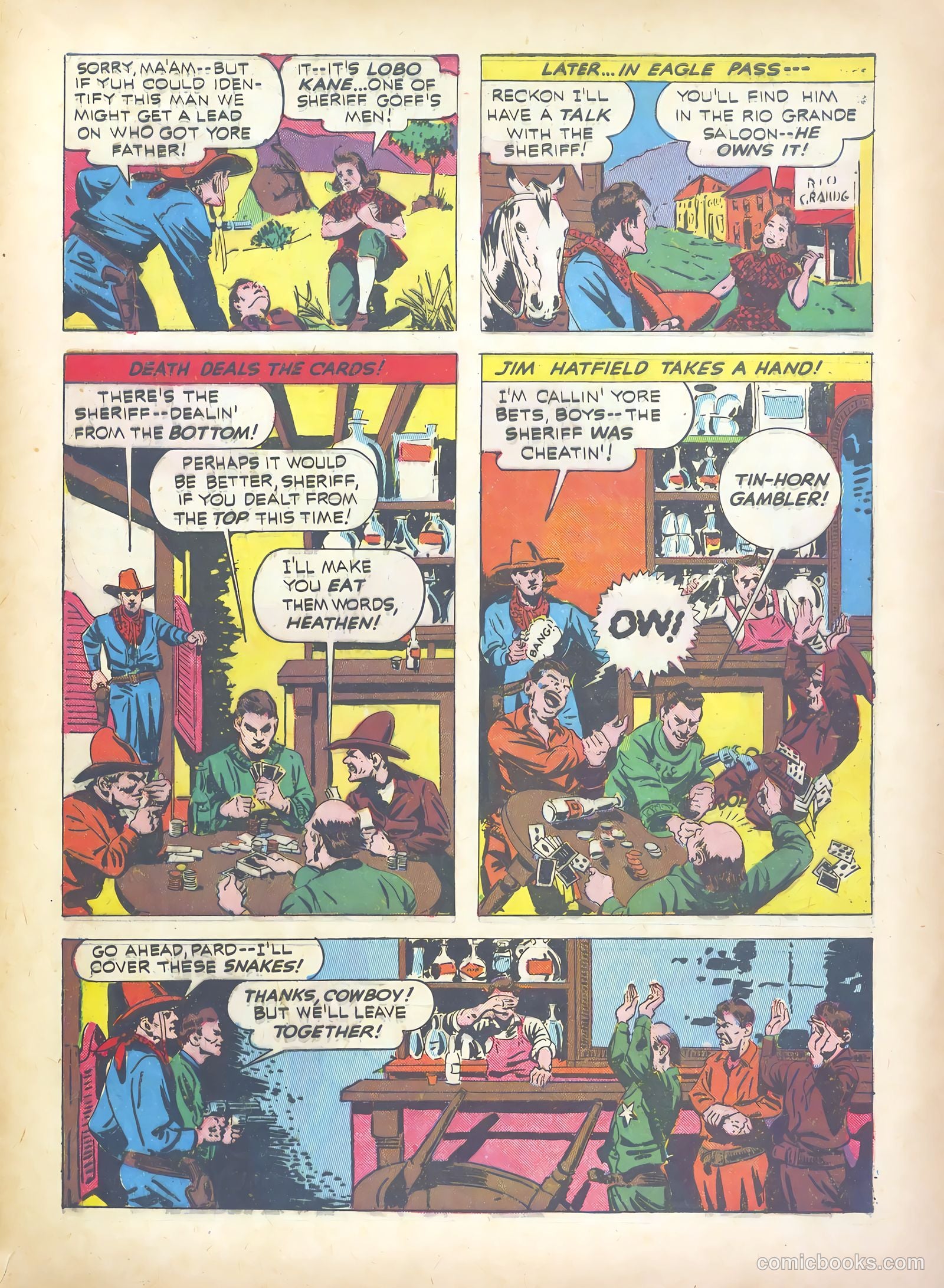 Exciting Comics #15 (1940) — page 57 of 68