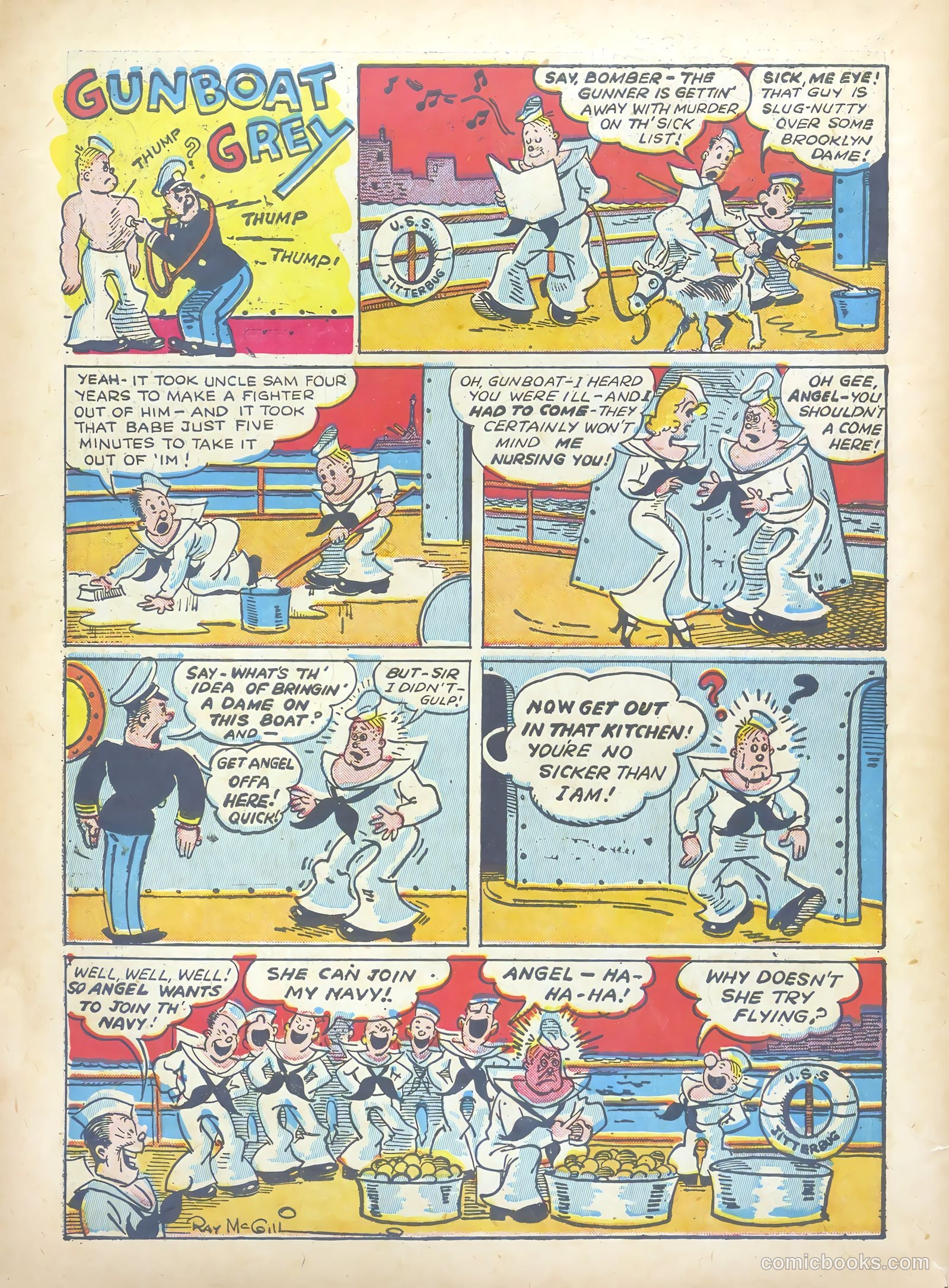 Exciting Comics #15 (1940) — page 64 of 68