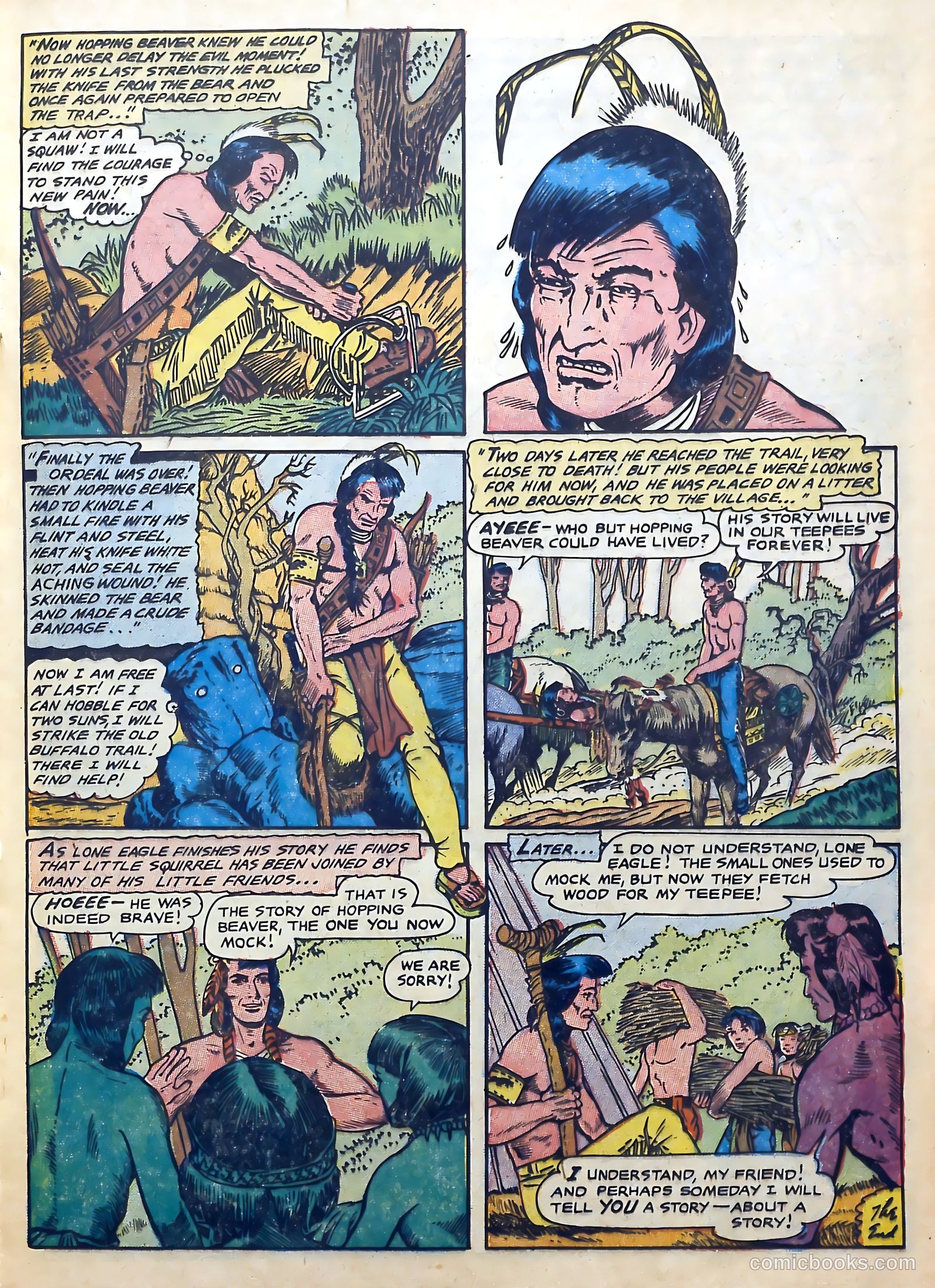 Gunsmoke Trail #1 (1957) — page 17 of 36