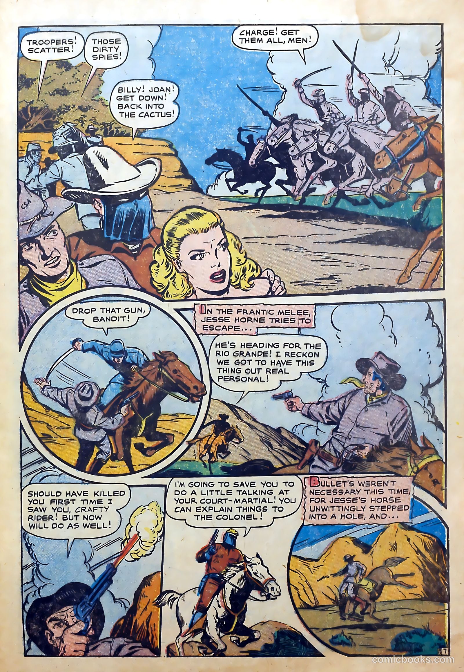 Gunsmoke Trail #1 (1957) — page 33 of 36