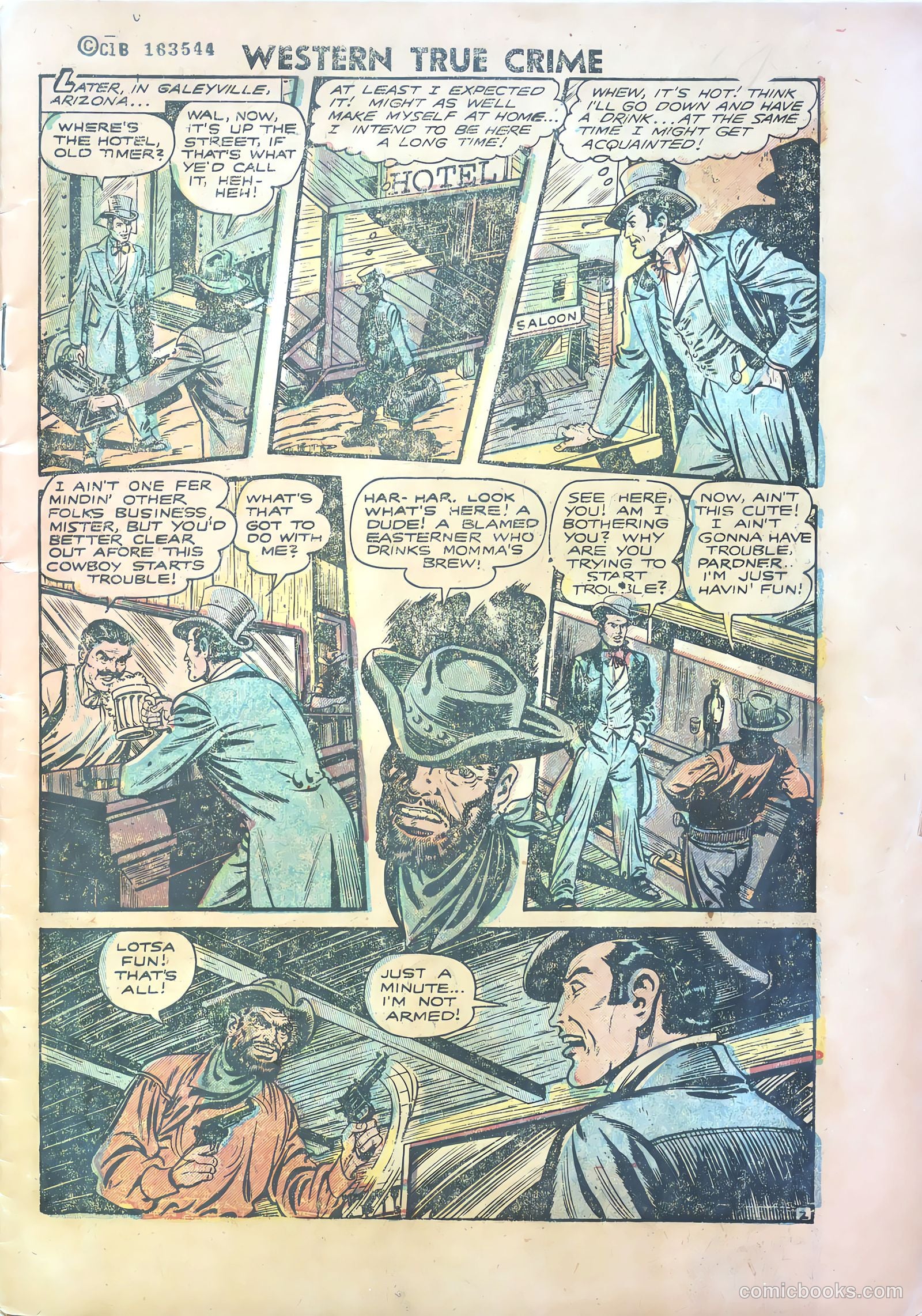 Western True Crime #1 (1950) — page 3 of 37