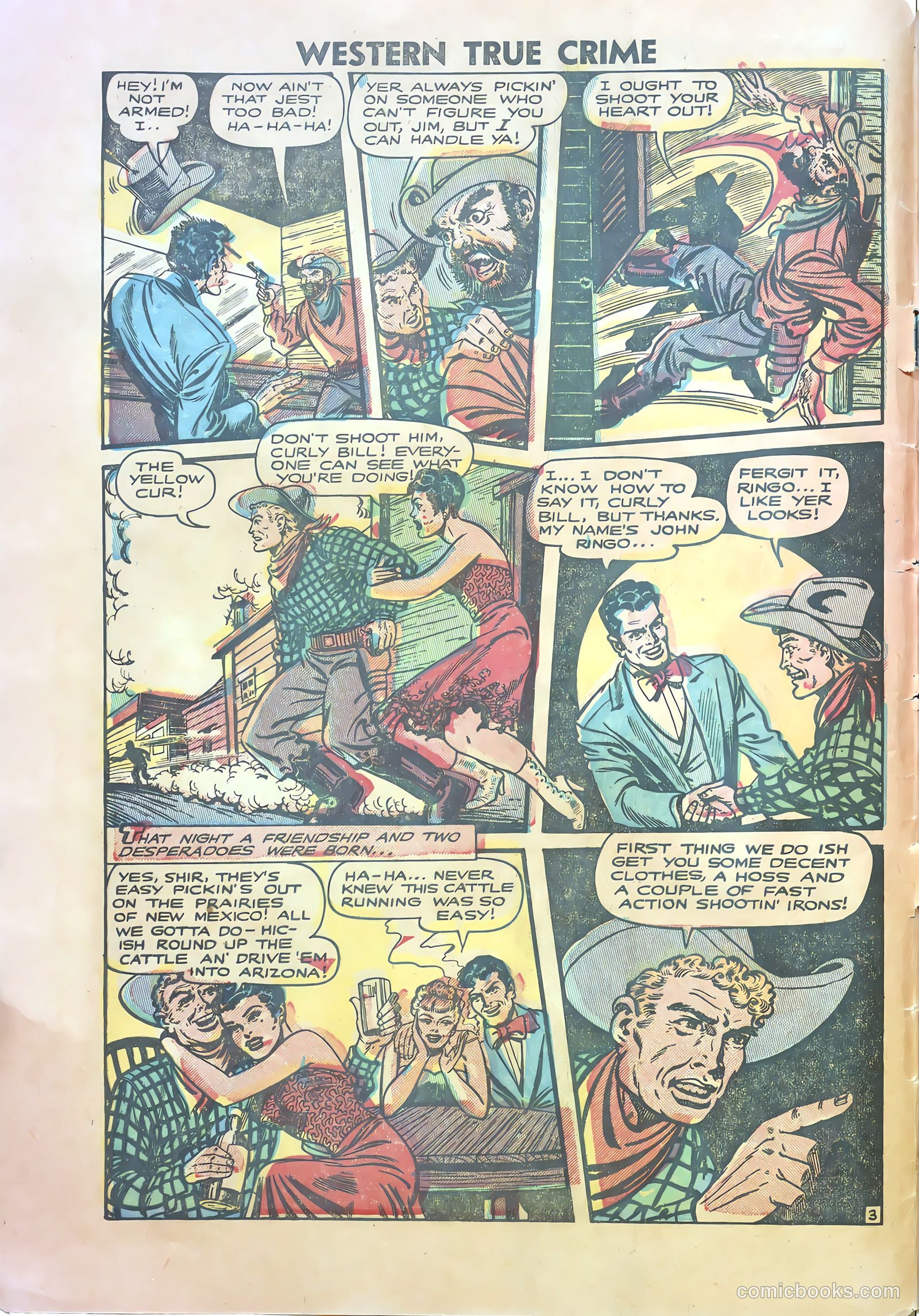 Western True Crime #1 (1950) — page 4 of 37