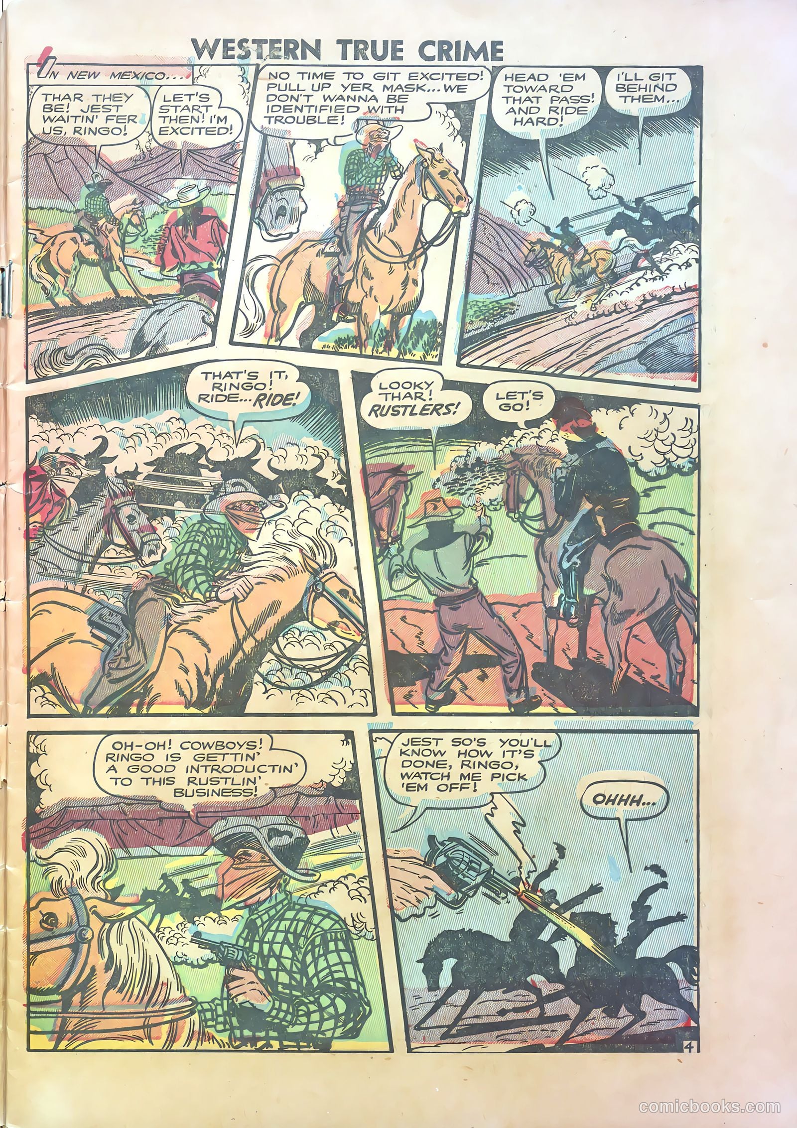 Western True Crime #1 (1950) — page 5 of 37