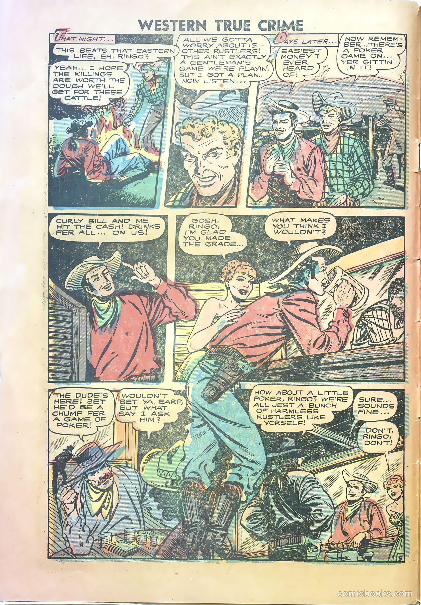 Western True Crime #1 (1950) — page 6 of 37