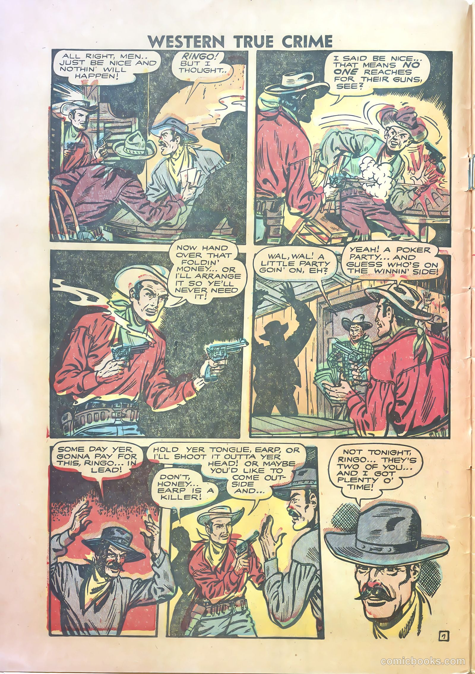 Western True Crime #1 (1950) — page 8 of 37