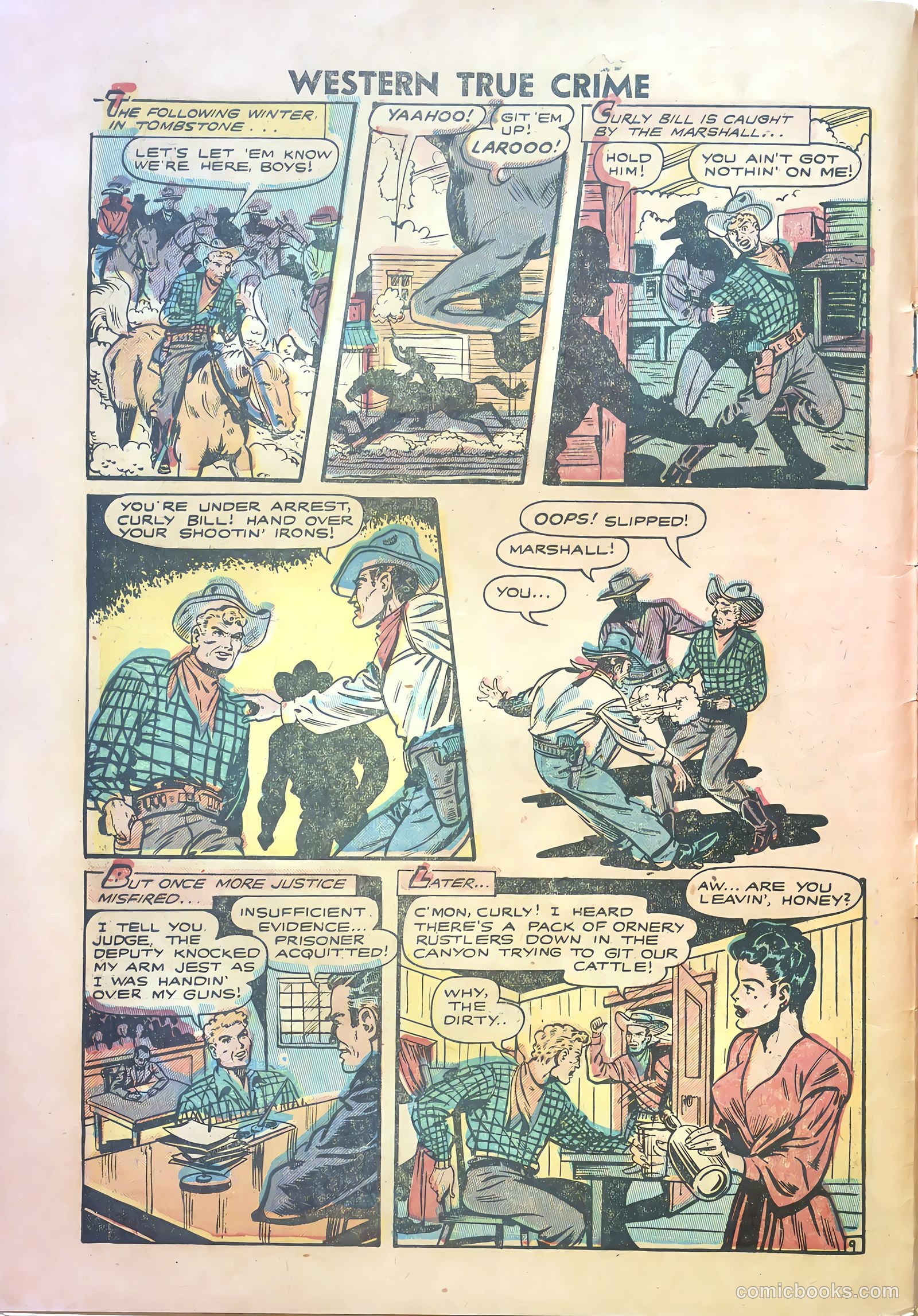 Western True Crime #1 (1950) — page 10 of 37