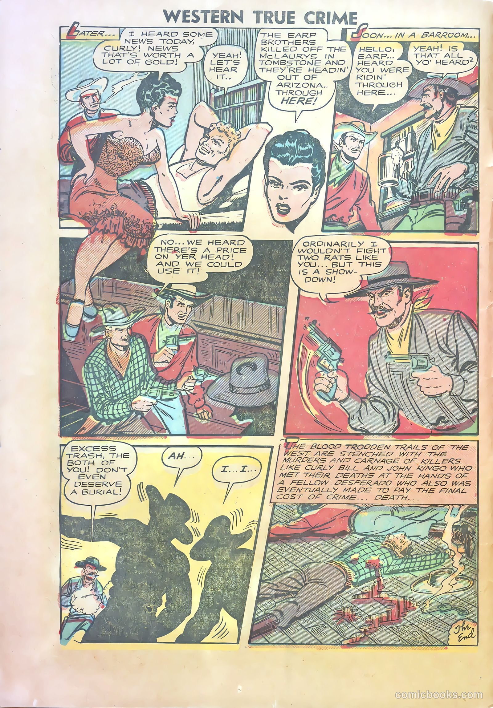 Western True Crime #1 (1950) — page 12 of 37
