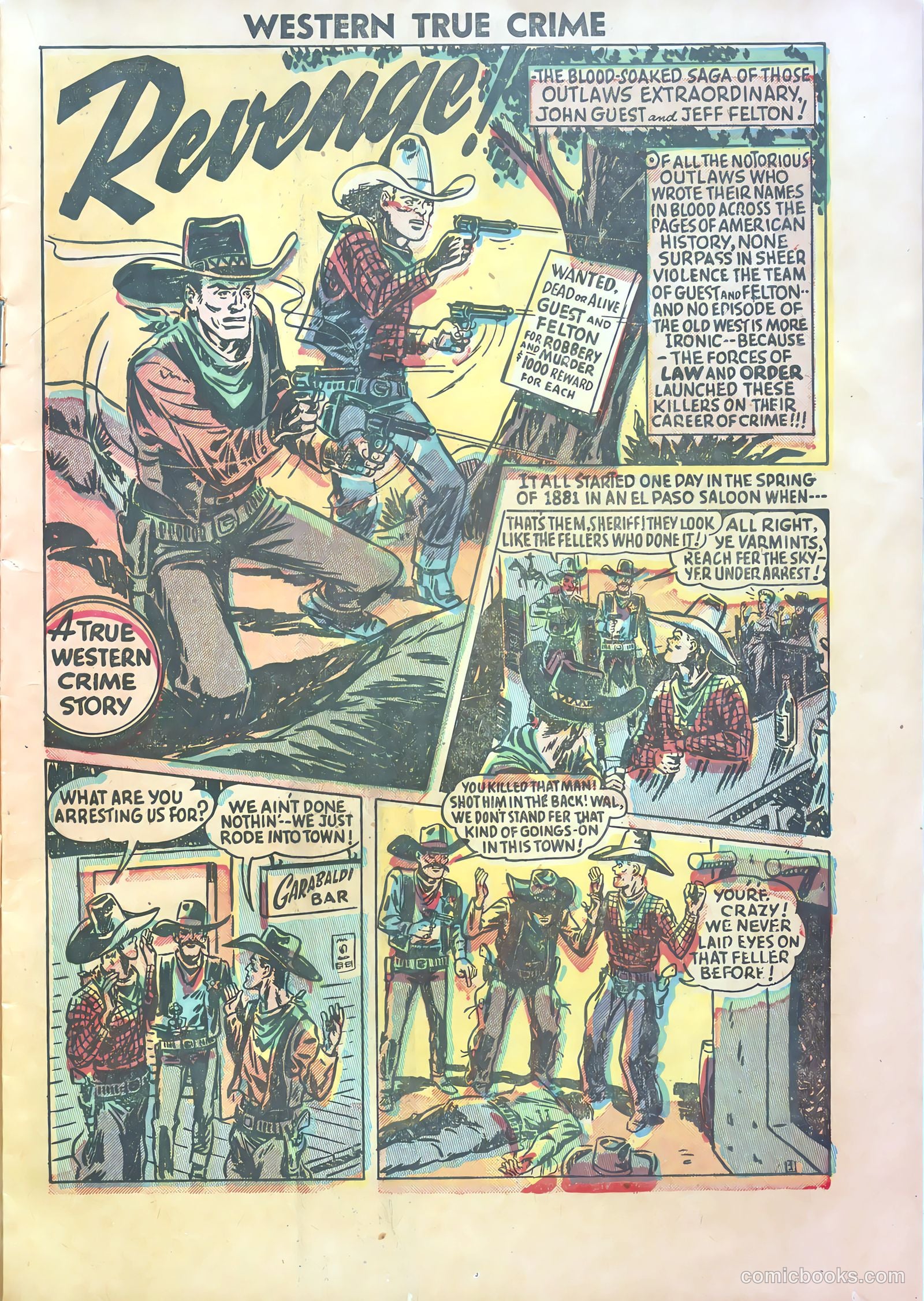 Western True Crime #1 (1950) — page 13 of 37
