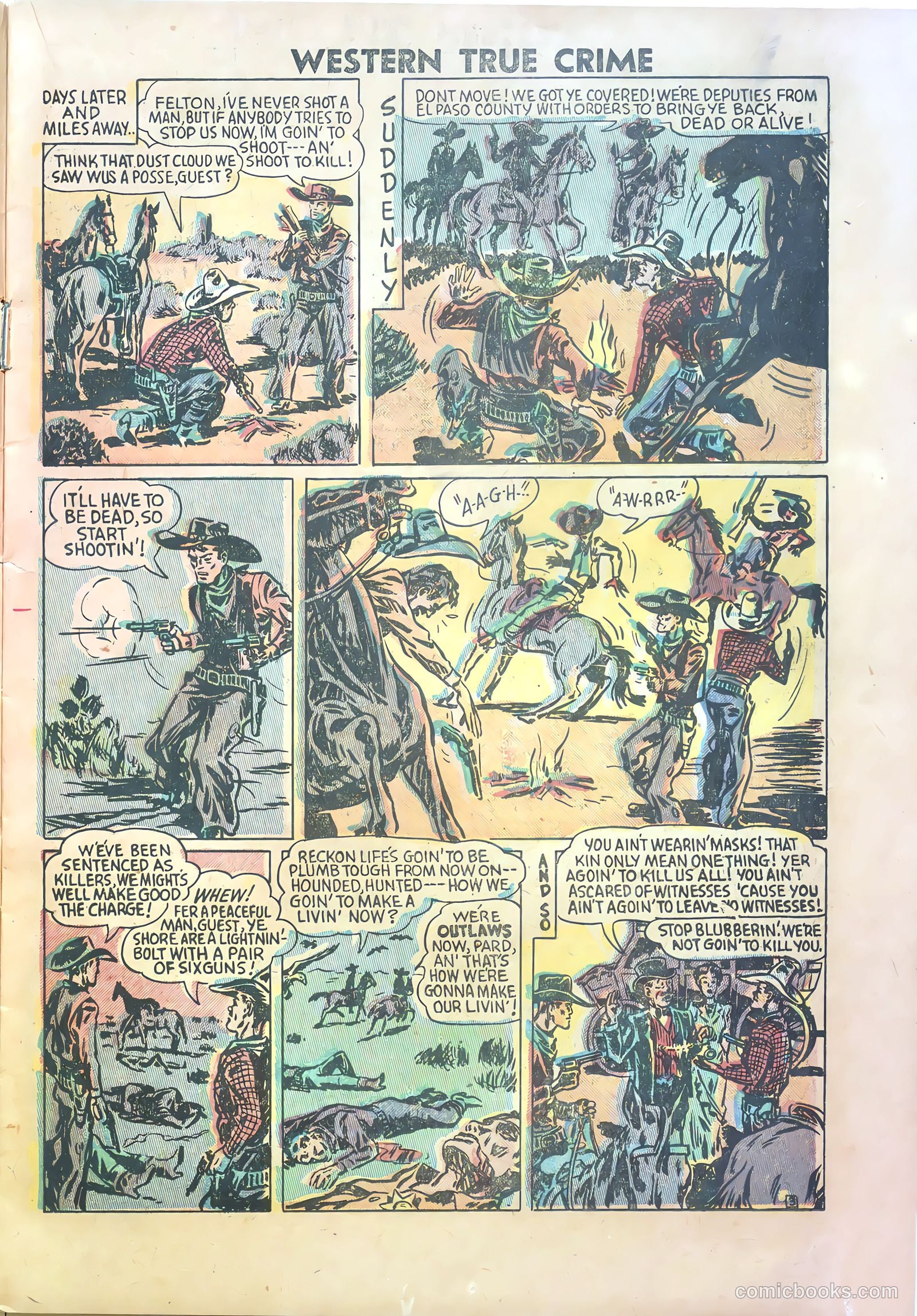 Western True Crime #1 (1950) — page 15 of 37