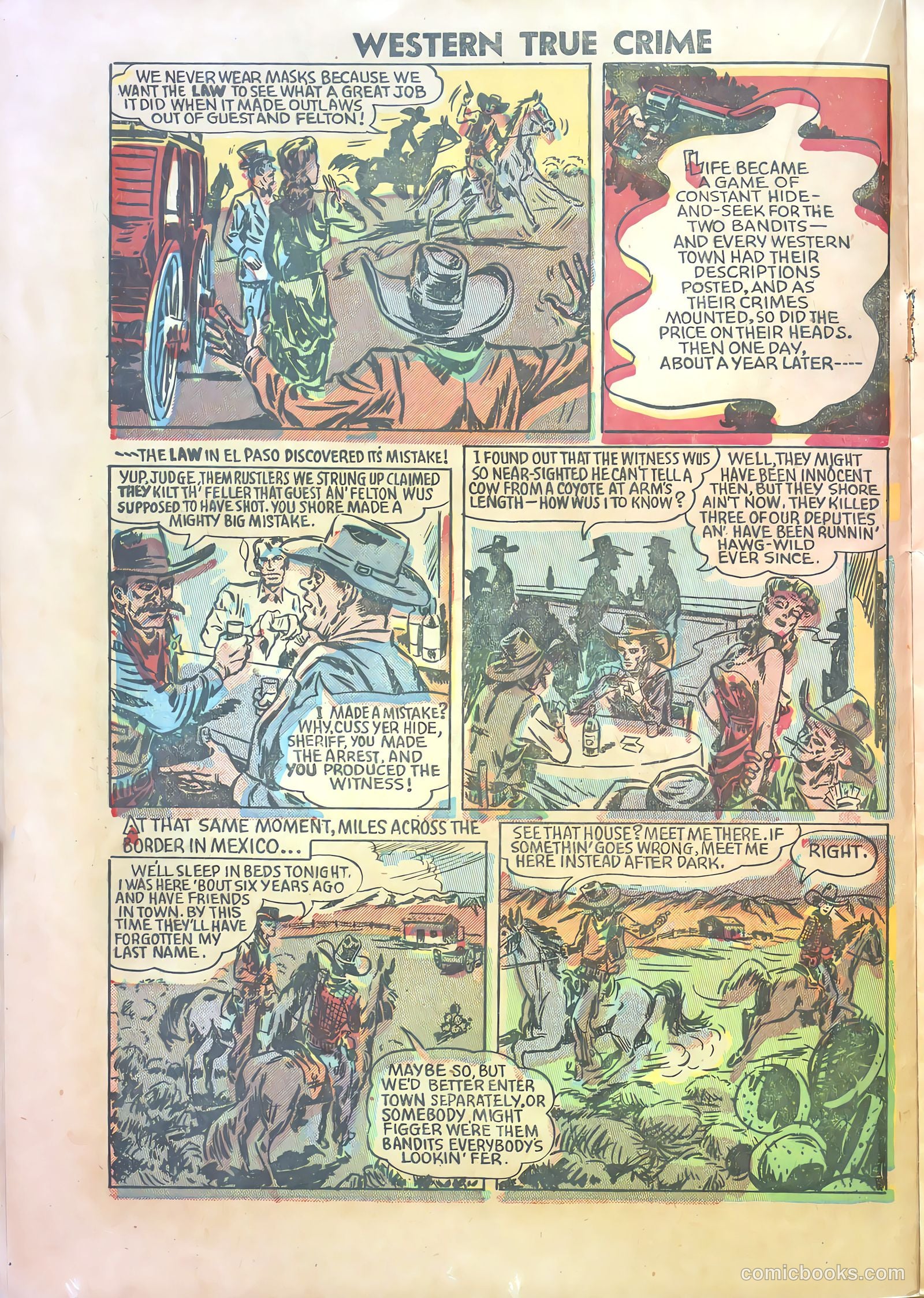 Western True Crime #1 (1950) — page 16 of 37
