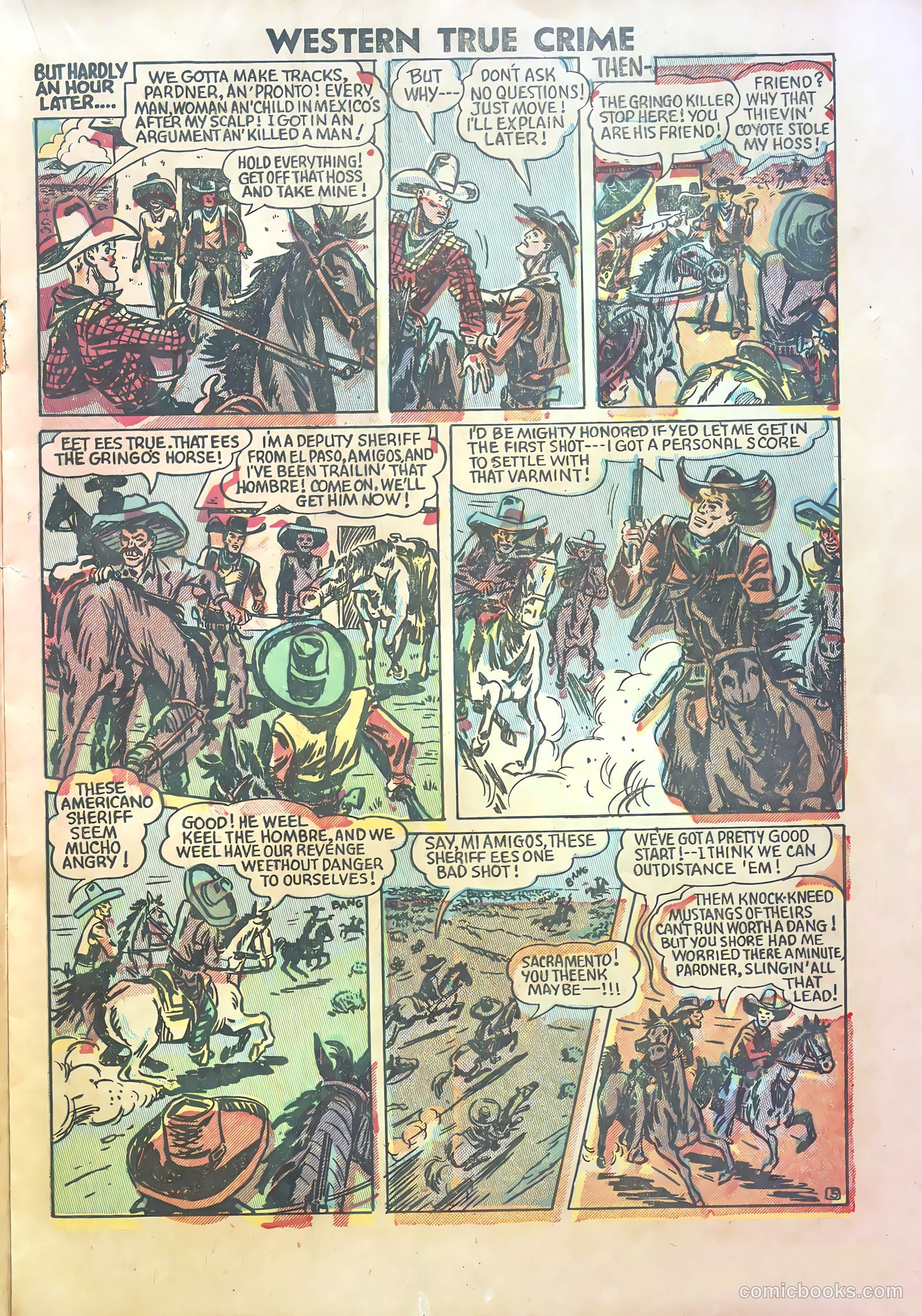 Western True Crime #1 (1950) — page 17 of 37