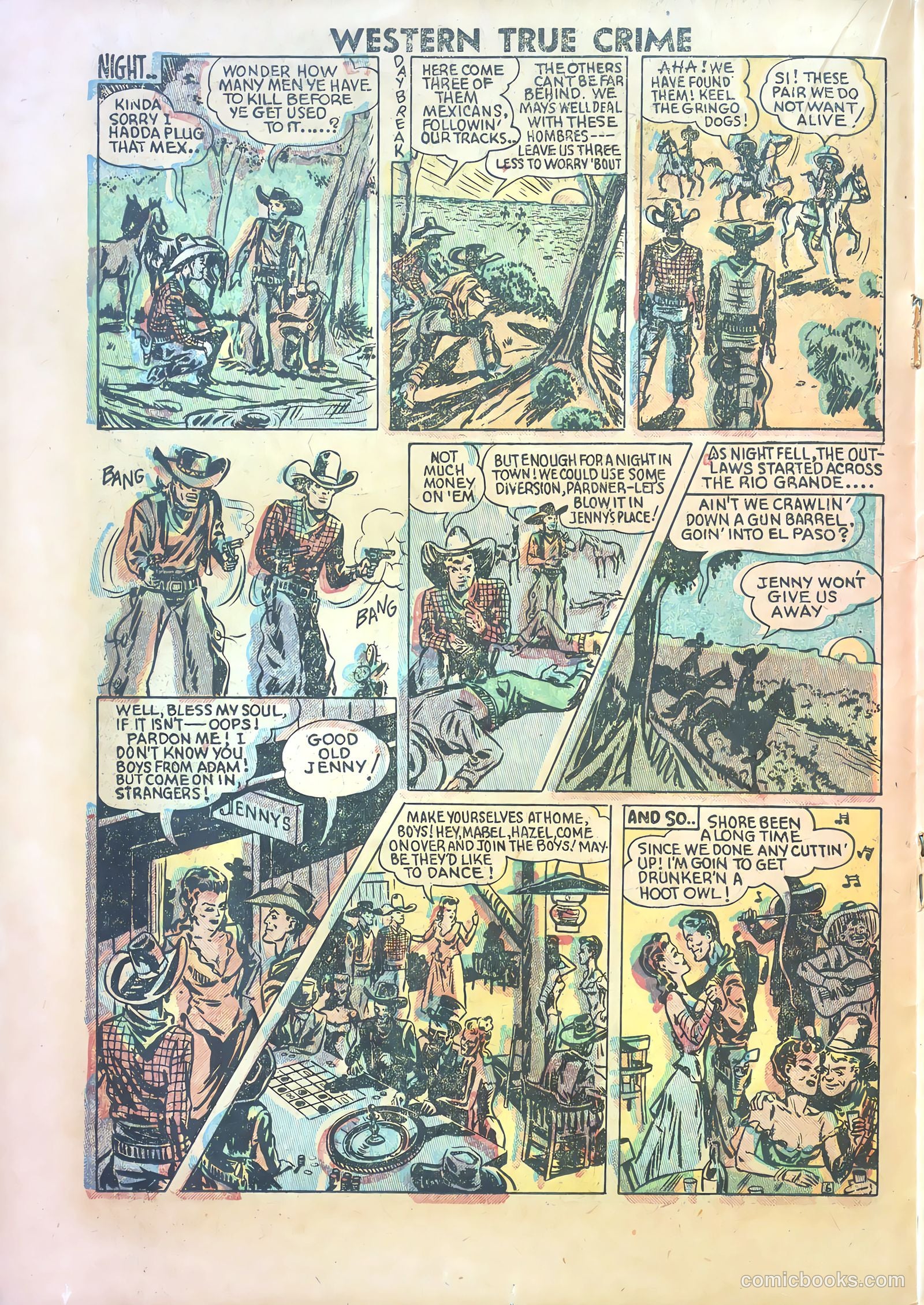 Western True Crime #1 (1950) — page 18 of 37