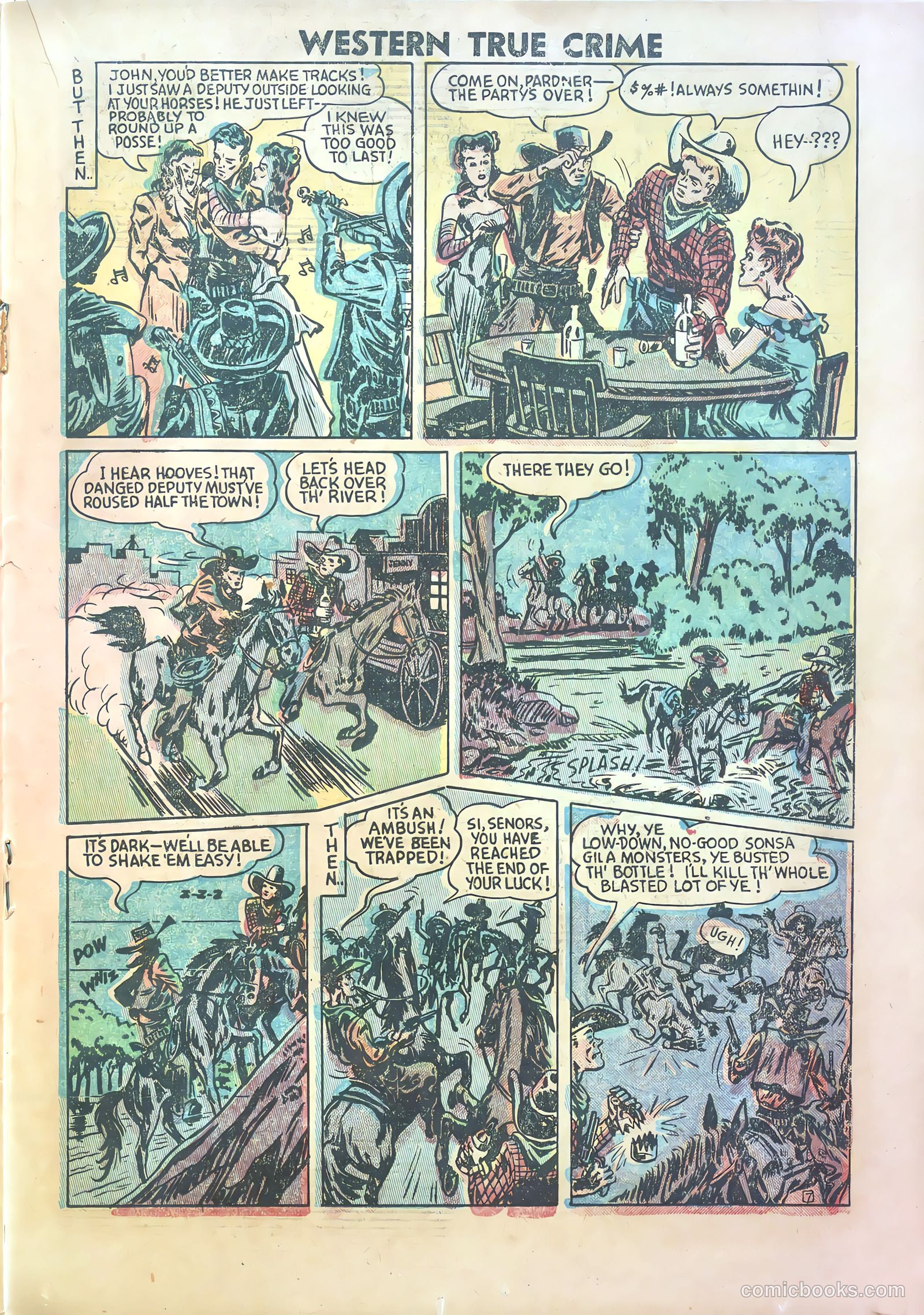 Western True Crime #1 (1950) — page 19 of 37
