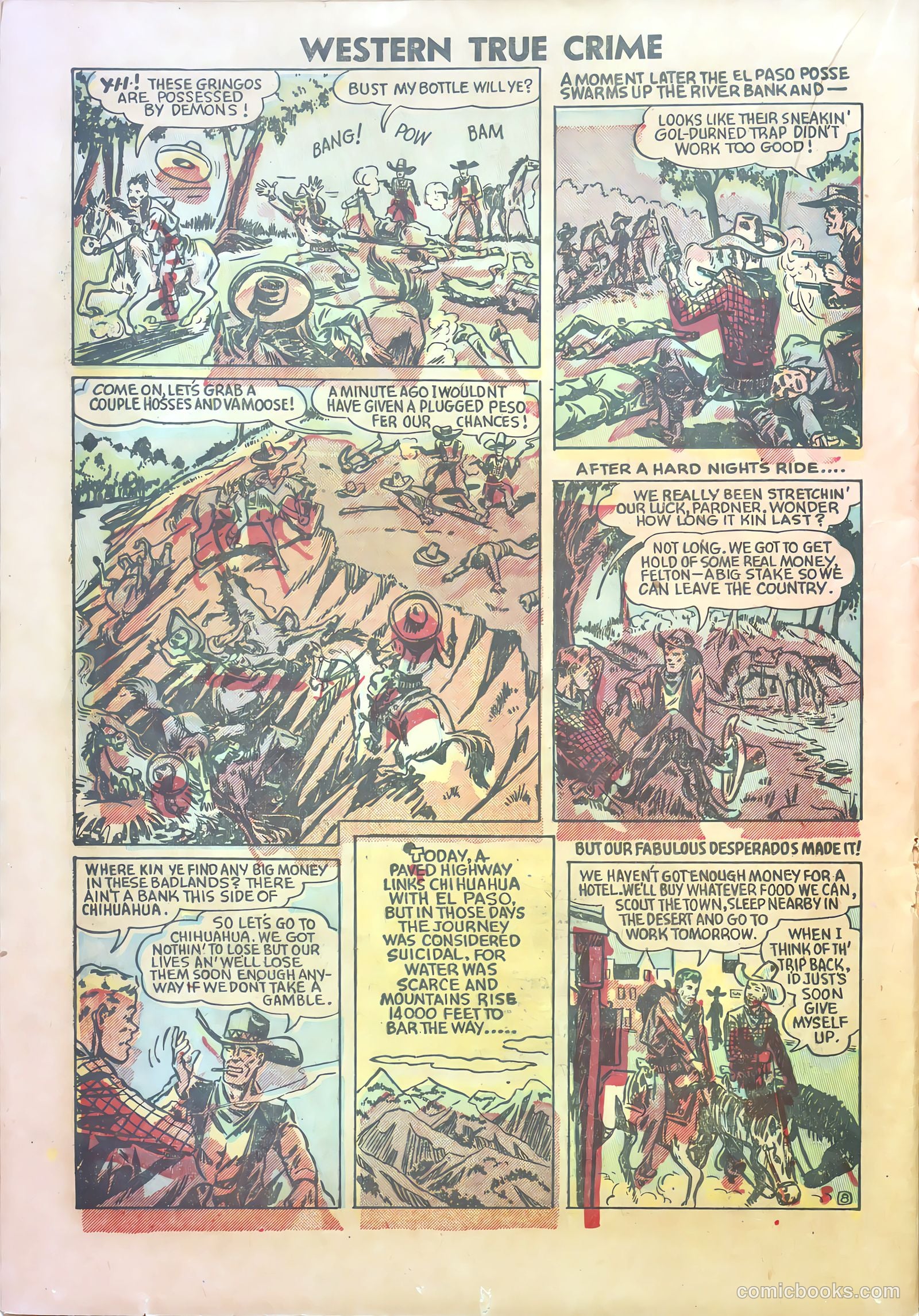 Western True Crime #1 (1950) — page 20 of 37