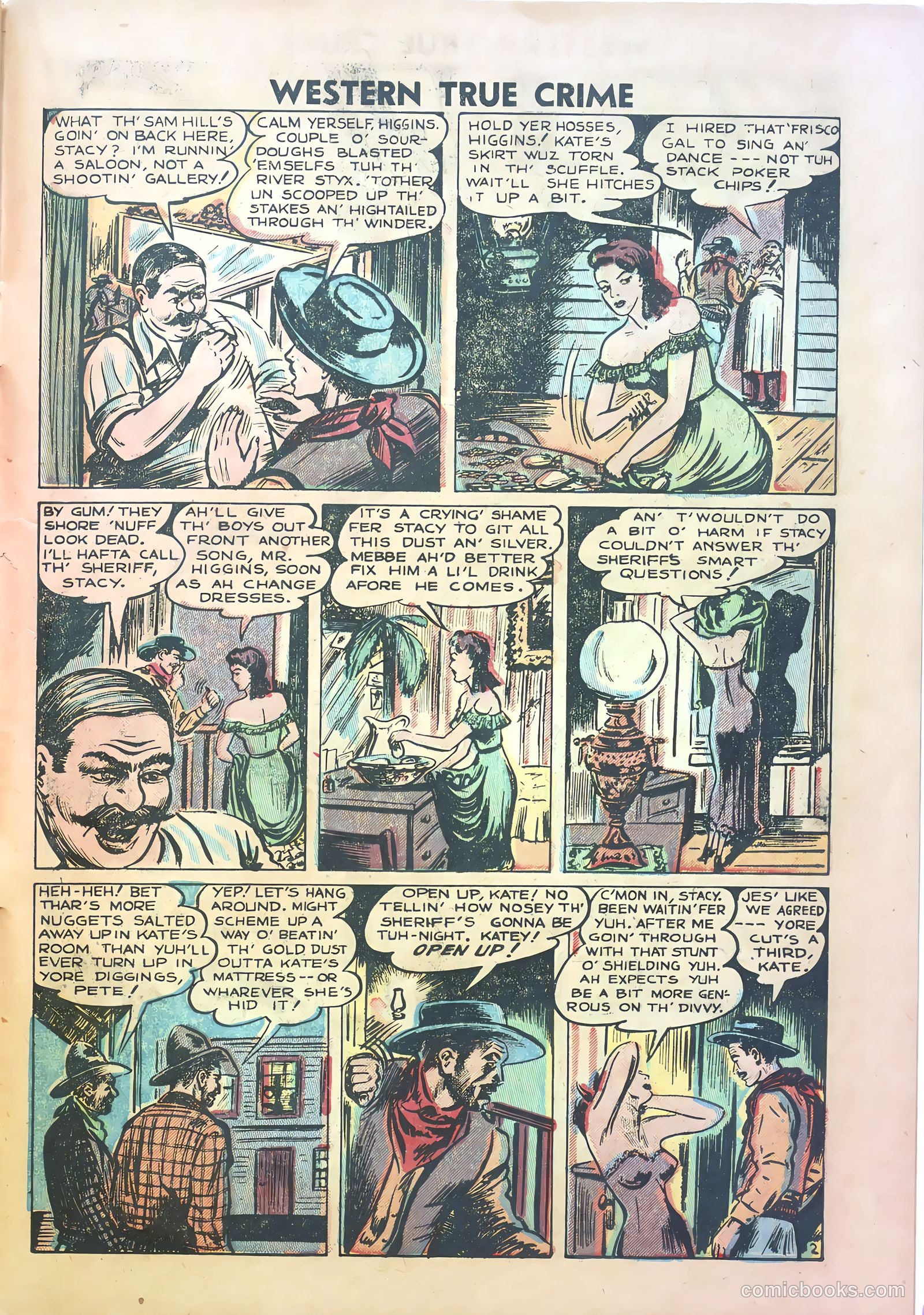Western True Crime #1 (1950) — page 27 of 37