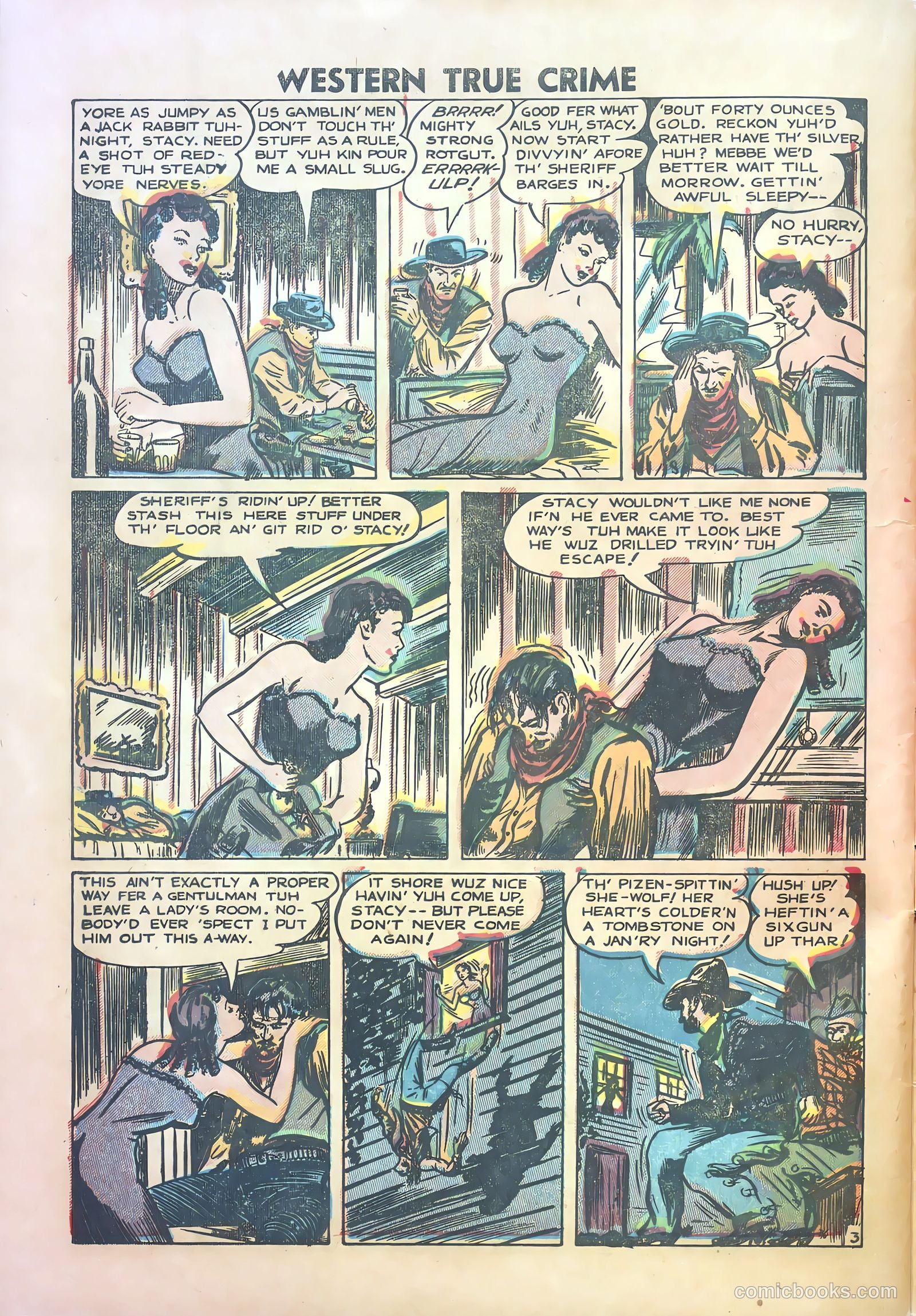 Western True Crime #1 (1950) — page 28 of 37