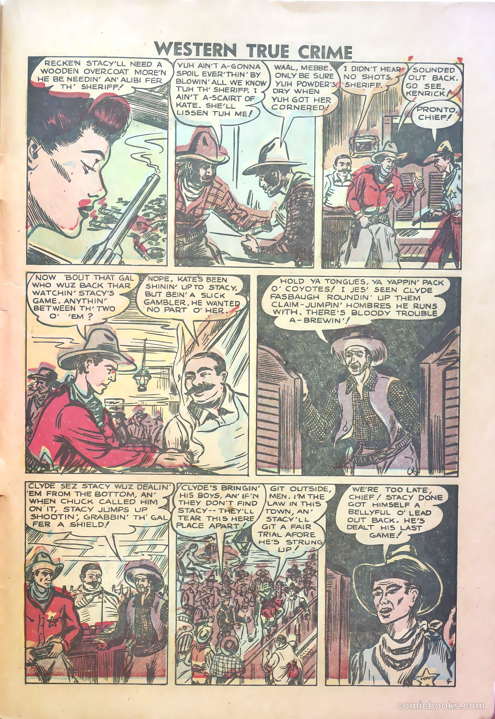 Western True Crime #1 (1950) — page 29 of 37