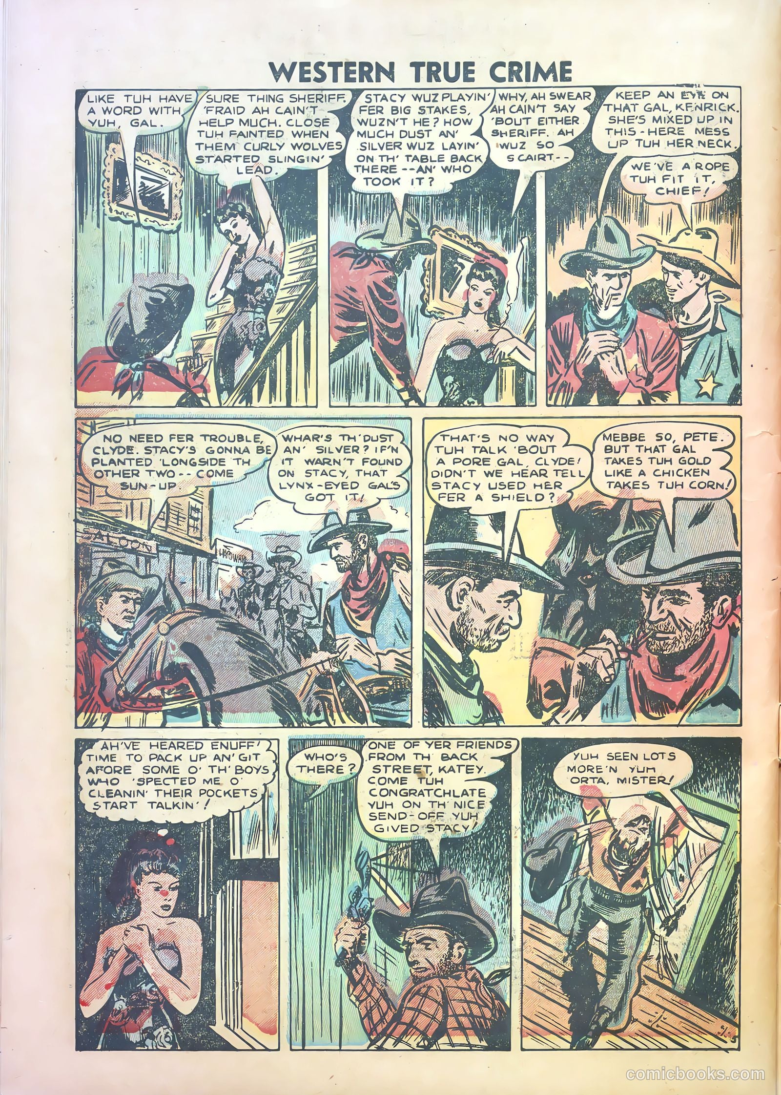 Western True Crime #1 (1950) — page 30 of 37