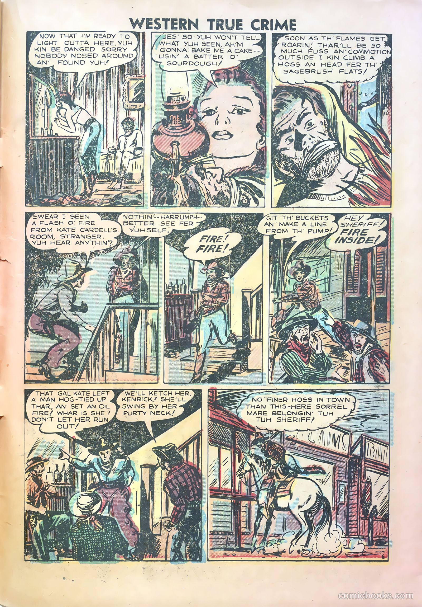 Western True Crime #1 (1950) — page 31 of 37
